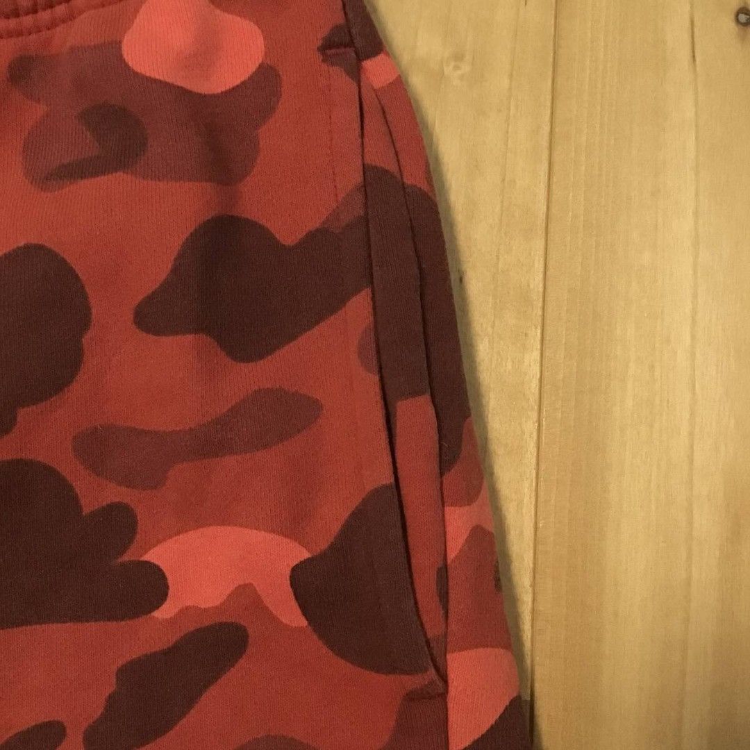 Bape BAPE Shark sweat shorts Red camo a bathing ape ★size XL Size US 36 / EU 52 - 4 Thumbnail