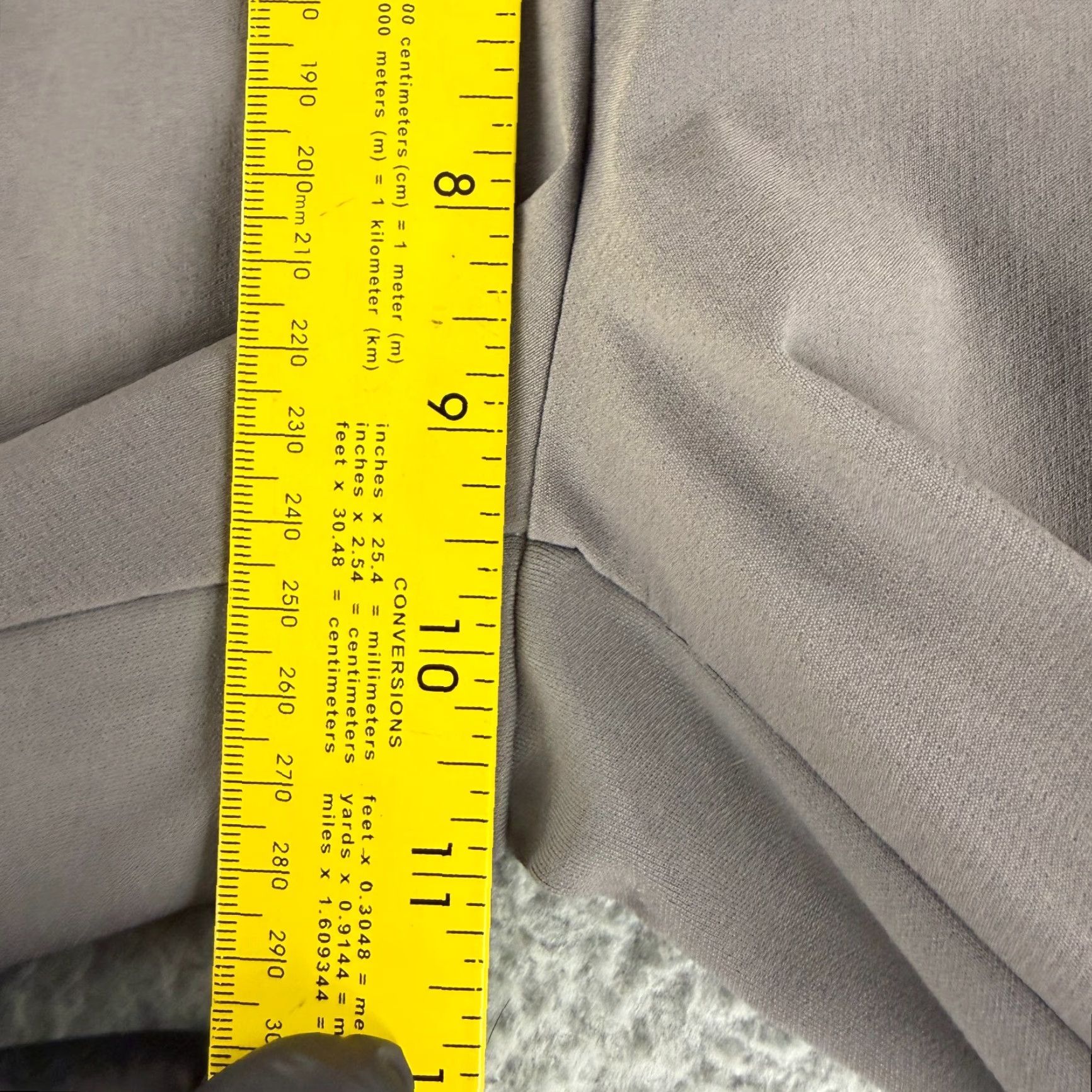 Athleta Athleta Petites Headlands Hybrid Tights Womens 0P Gray Pull On Zip Pocket Size ONE SIZE - 5 Thumbnail