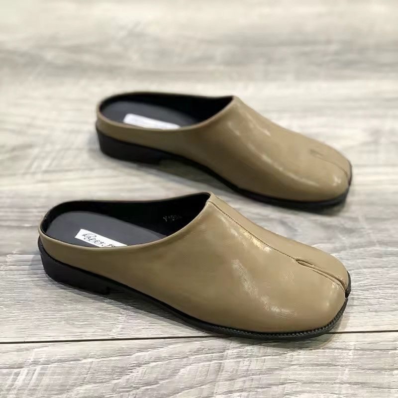 Other Streetwear Casual PU Leather Tabi Slippers Loafers Shoes Size US 7 / IT 37 - 4 Thumbnail