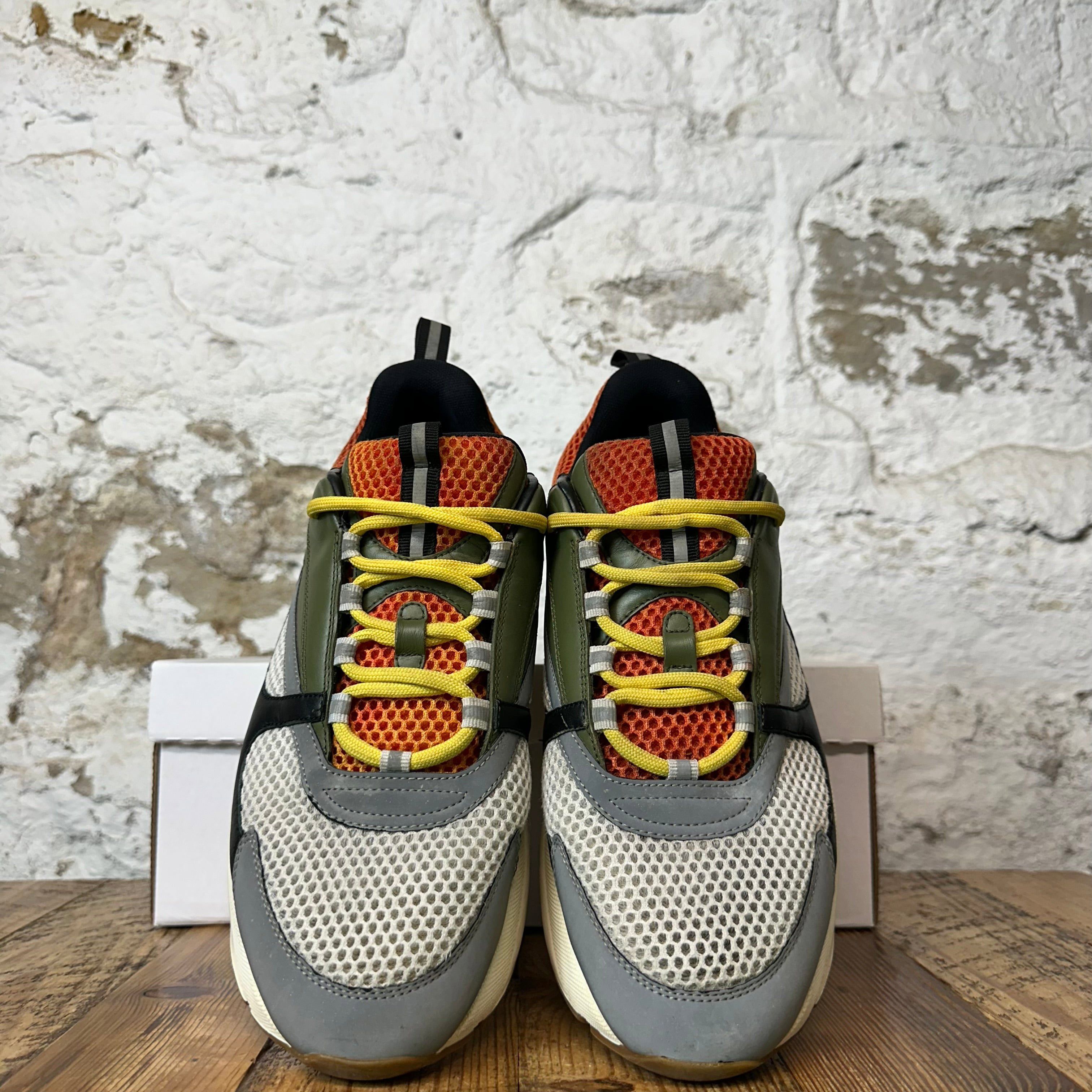 Dior Dior B22 Green Orange White Sneaker Sz 12 (45) Size US 12 / EU 45 - 3 Thumbnail