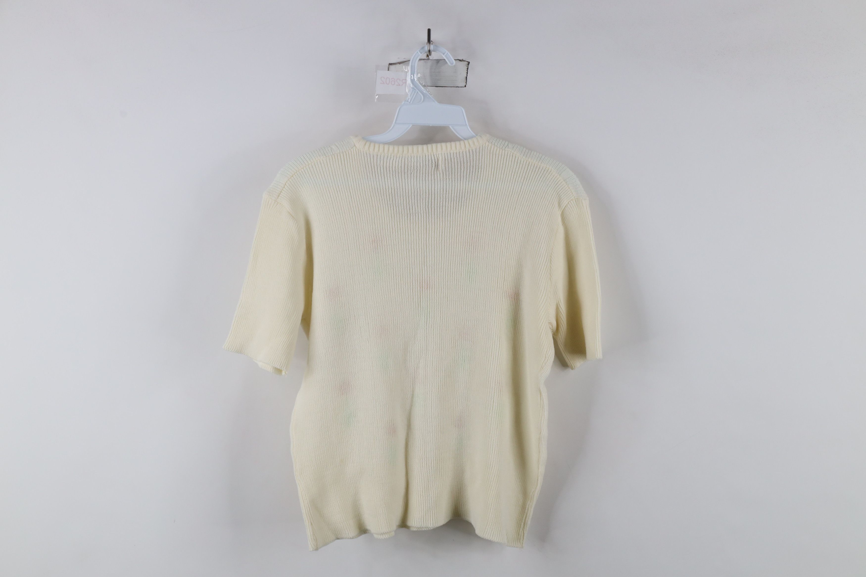 Vintage Vintage 70s Mid Century Modern MCM Embroidered Knit Sweater Size M / US 6-8 / IT 42-44 - 10 Thumbnail