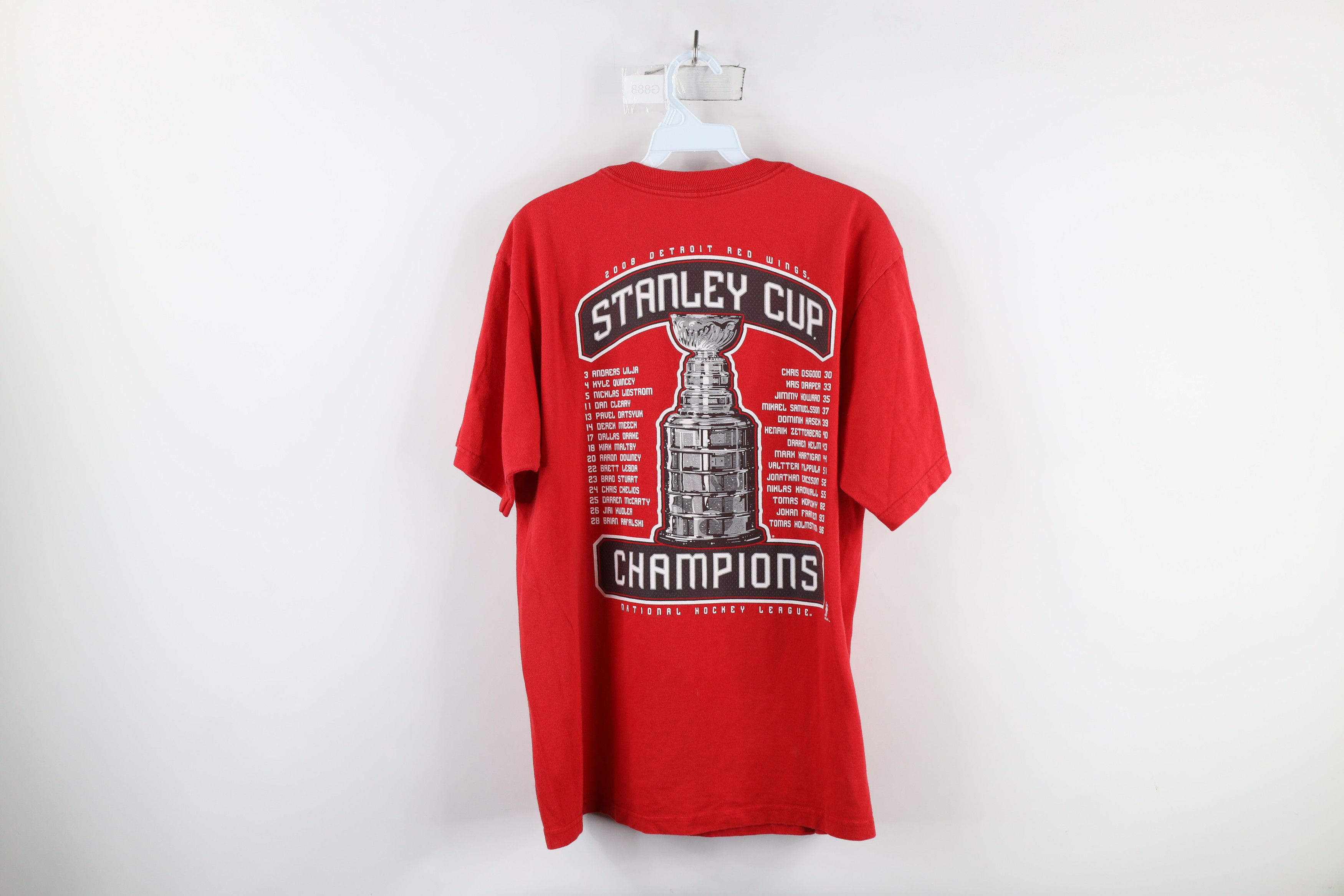 Reebok × Vintage Vintage Reebok Stanley Cup Champs Detroit Red Wings T-Shirt Size US M / EU 48-50 / 2 - 12 Thumbnail