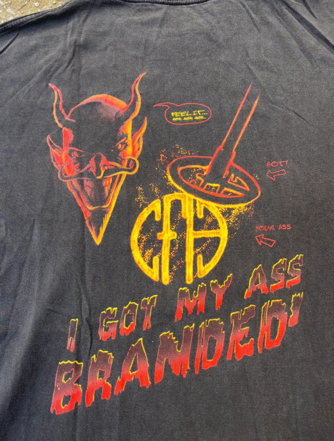 Band Tees × Vintage Vintage 90s Pantera Concert Got My Ass Branded Winterland Size US XL / EU 56 / 4 - 10 Thumbnail