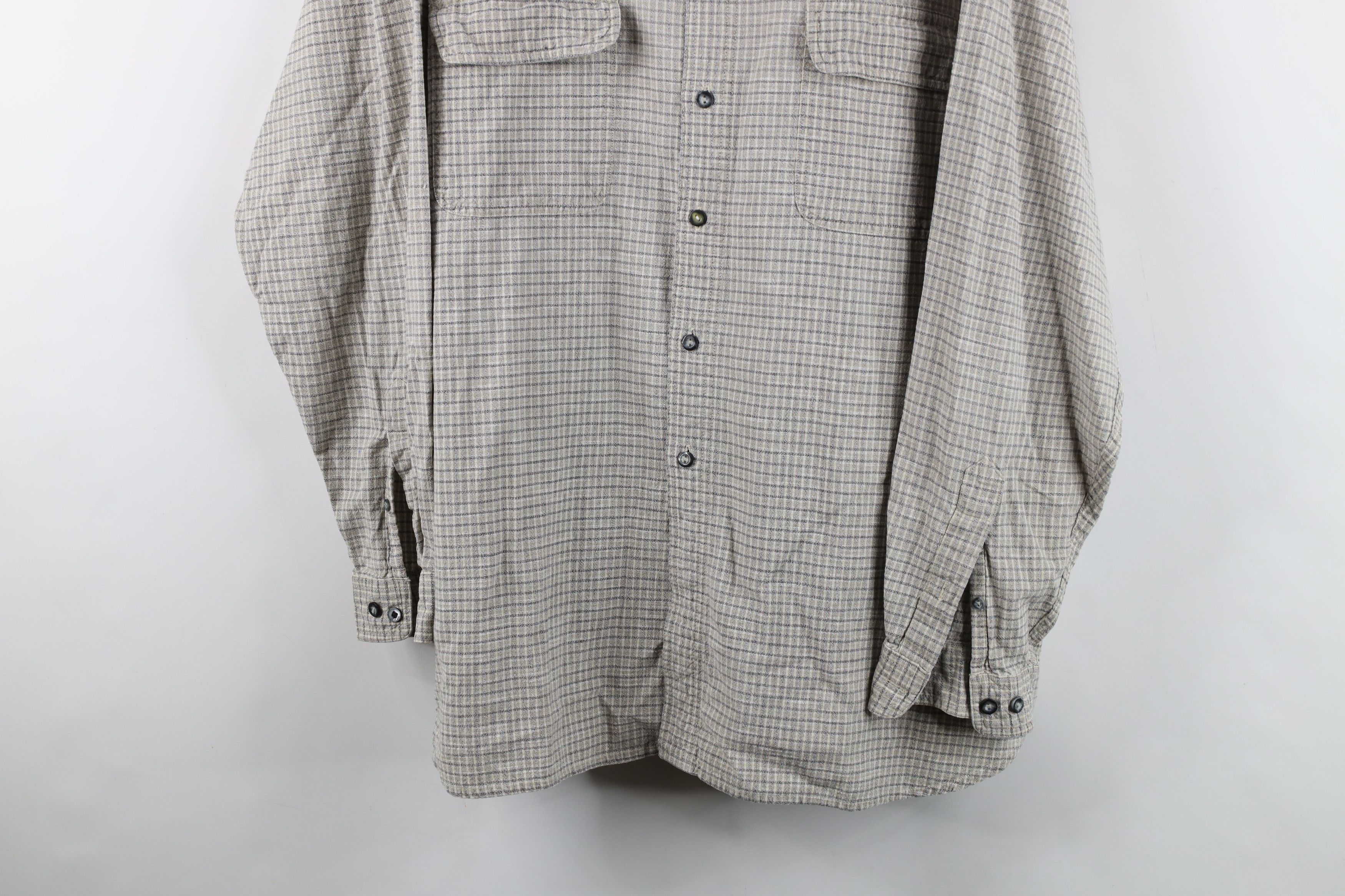 Vintage Vintage 90s Streetwear Fit Board Collared Button Shirt Plaid Size US XL / EU 56 / 4 - 3 Thumbnail
