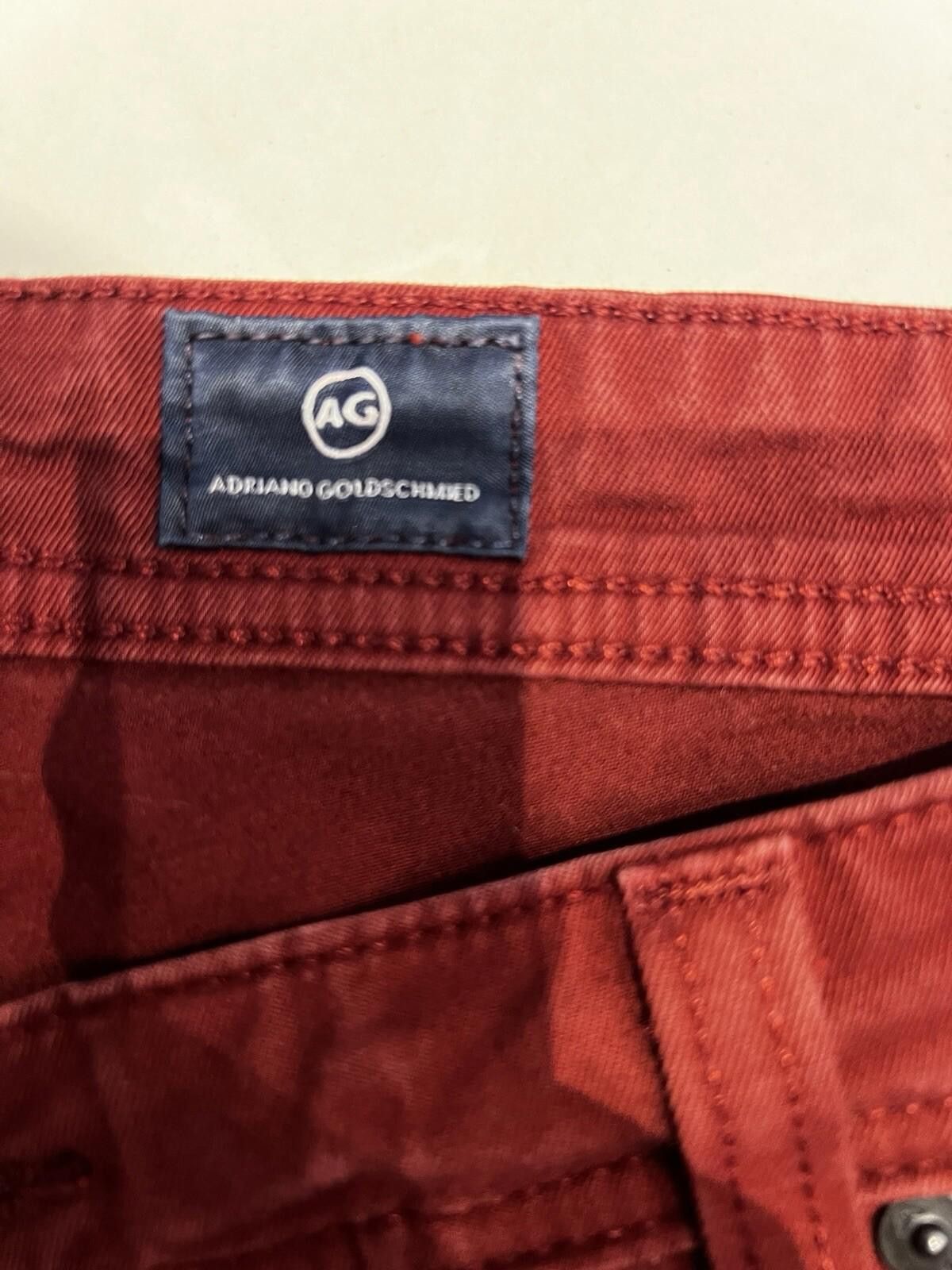 AG Adriano Goldschmied Adriano Goldschmied Jeans Men Red Graduate Tailored Leg 36 Size US 36 / EU 52 - 2 Thumbnail