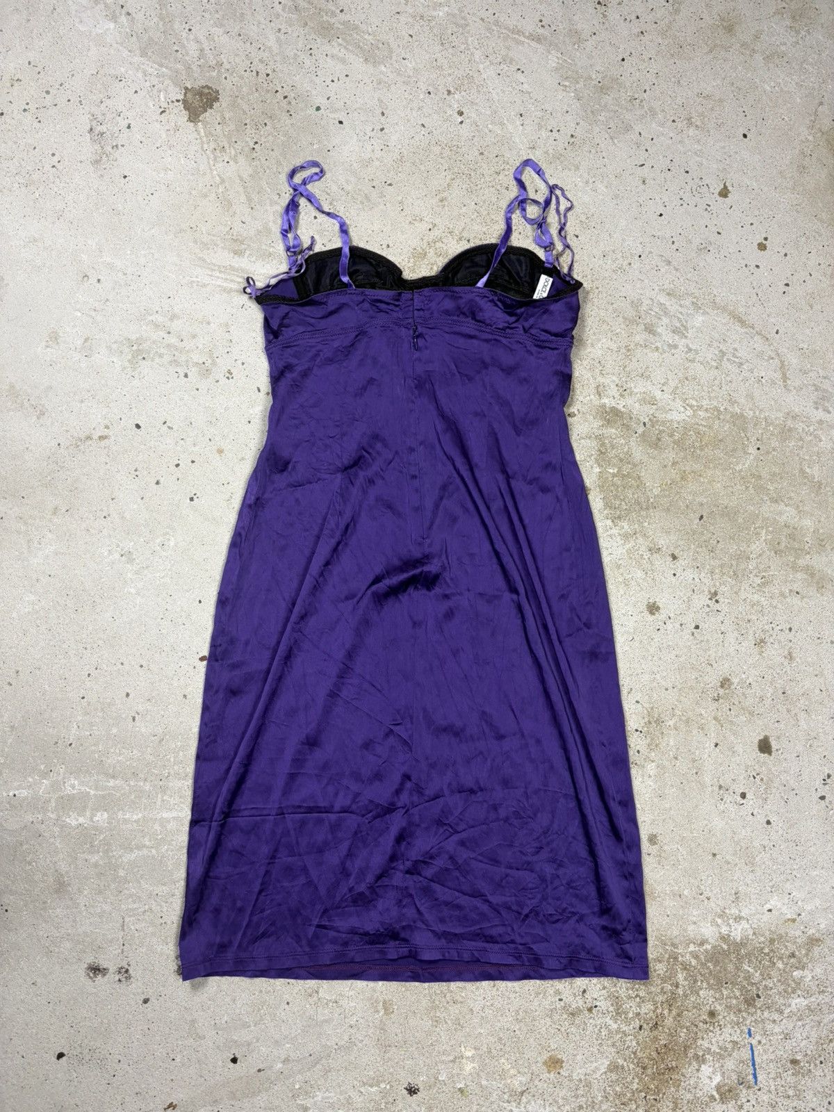 Dolce & Gabbana Vintage 2000s Dolce & Gabbana Silk Bustier Corset Dress Size M / US 6-8 / IT 42-44 - 2 Thumbnail