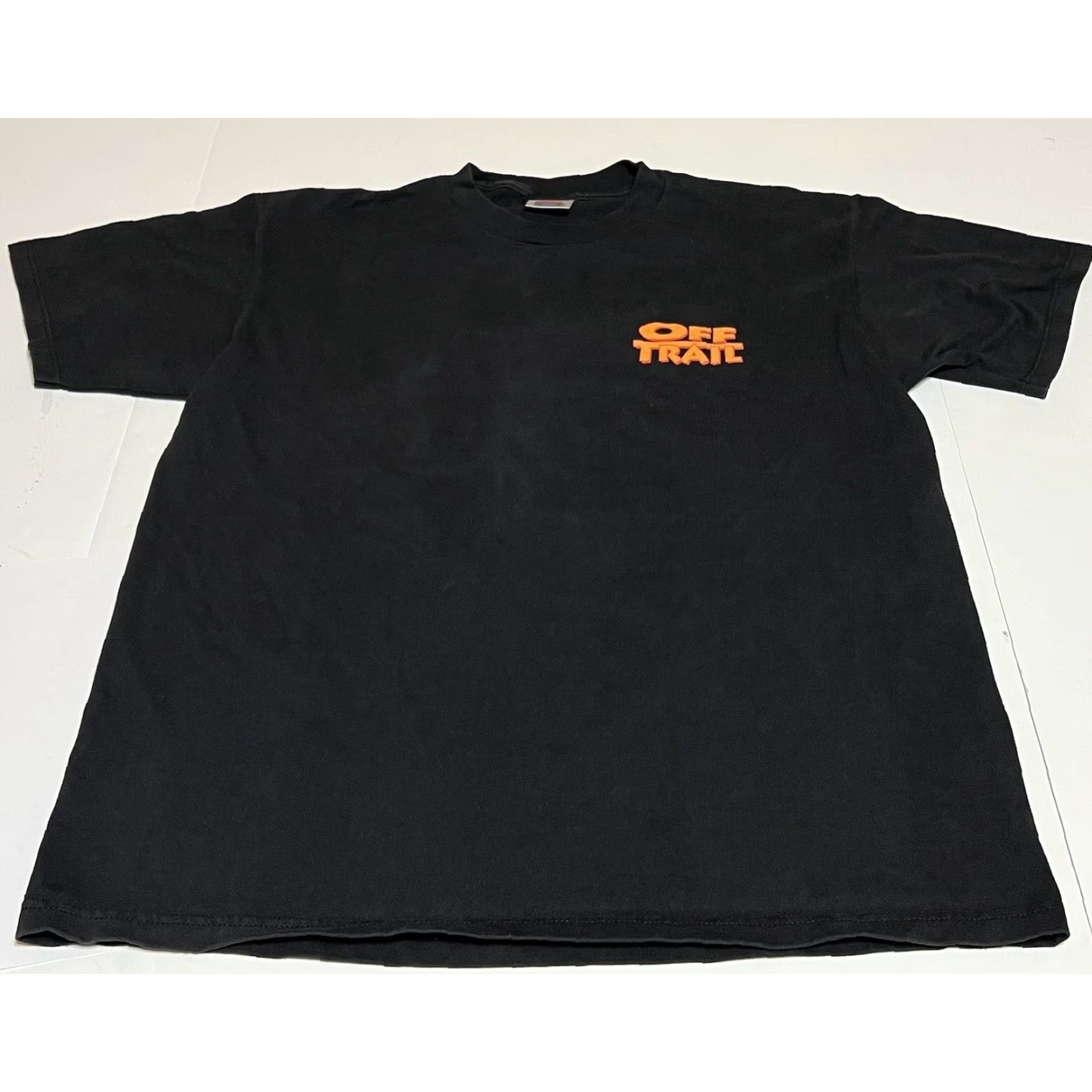 Vintage VINTAGE Off Trail 90s Men’s Sz Large Black T Shirt Two Sided Graphic Shirt Mens Large Black Graphic Print 90s Vintage Size US L / EU 52-54 / 3 - 3 Thumbnail
