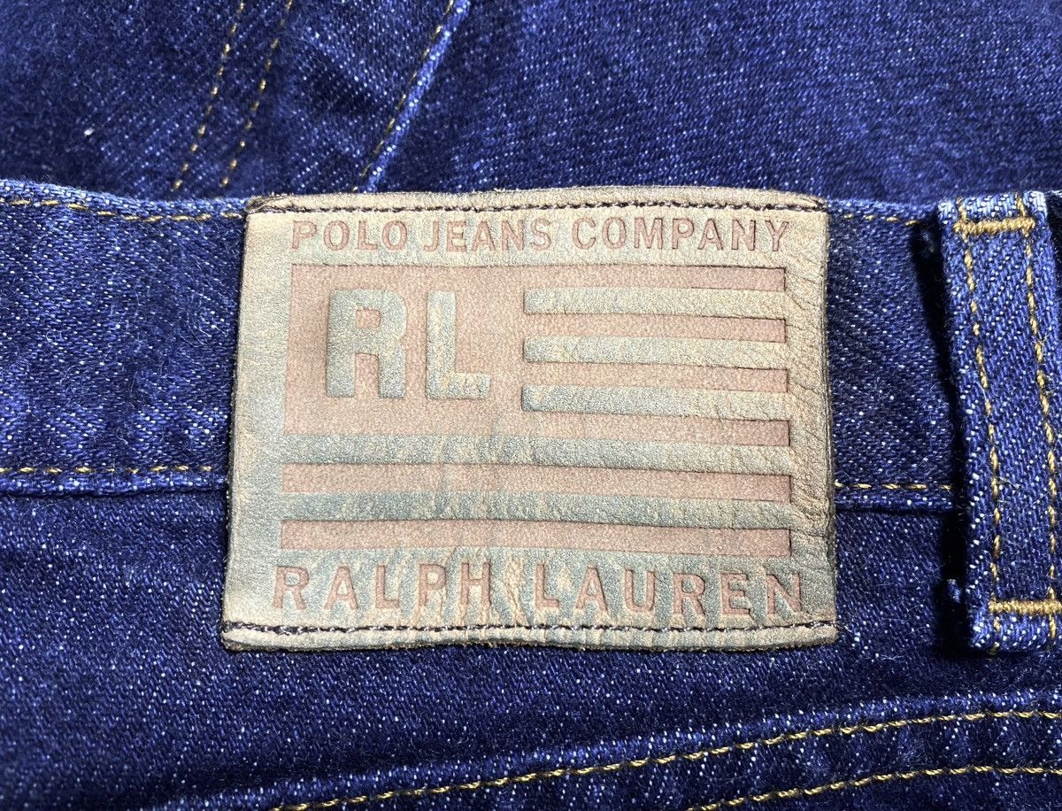 Polo Ralph Lauren Polo Jeans Co. Ralph Lauren Navy Thick Flared Jeans Denim Size 28" / US 6 / IT 42 - 20 Thumbnail