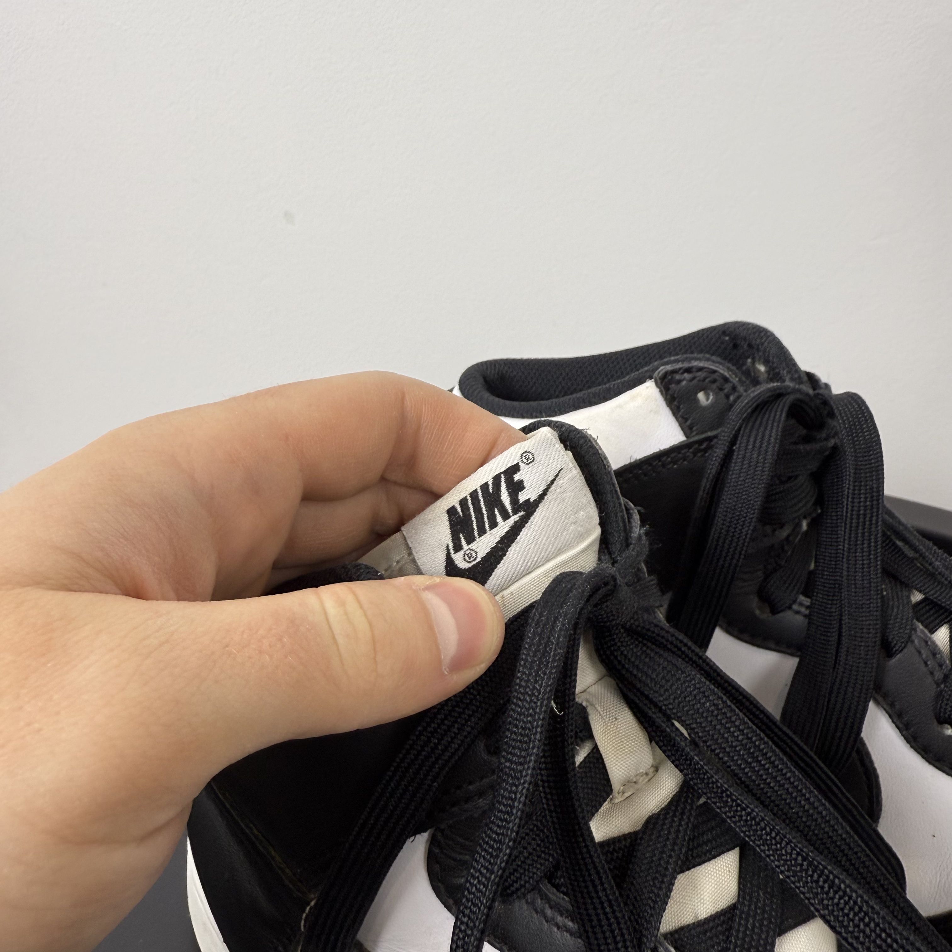 Nike Nike Dunk High Black/White Hi-Top Sneakers Size US 10 / EU 43 - 10 Thumbnail