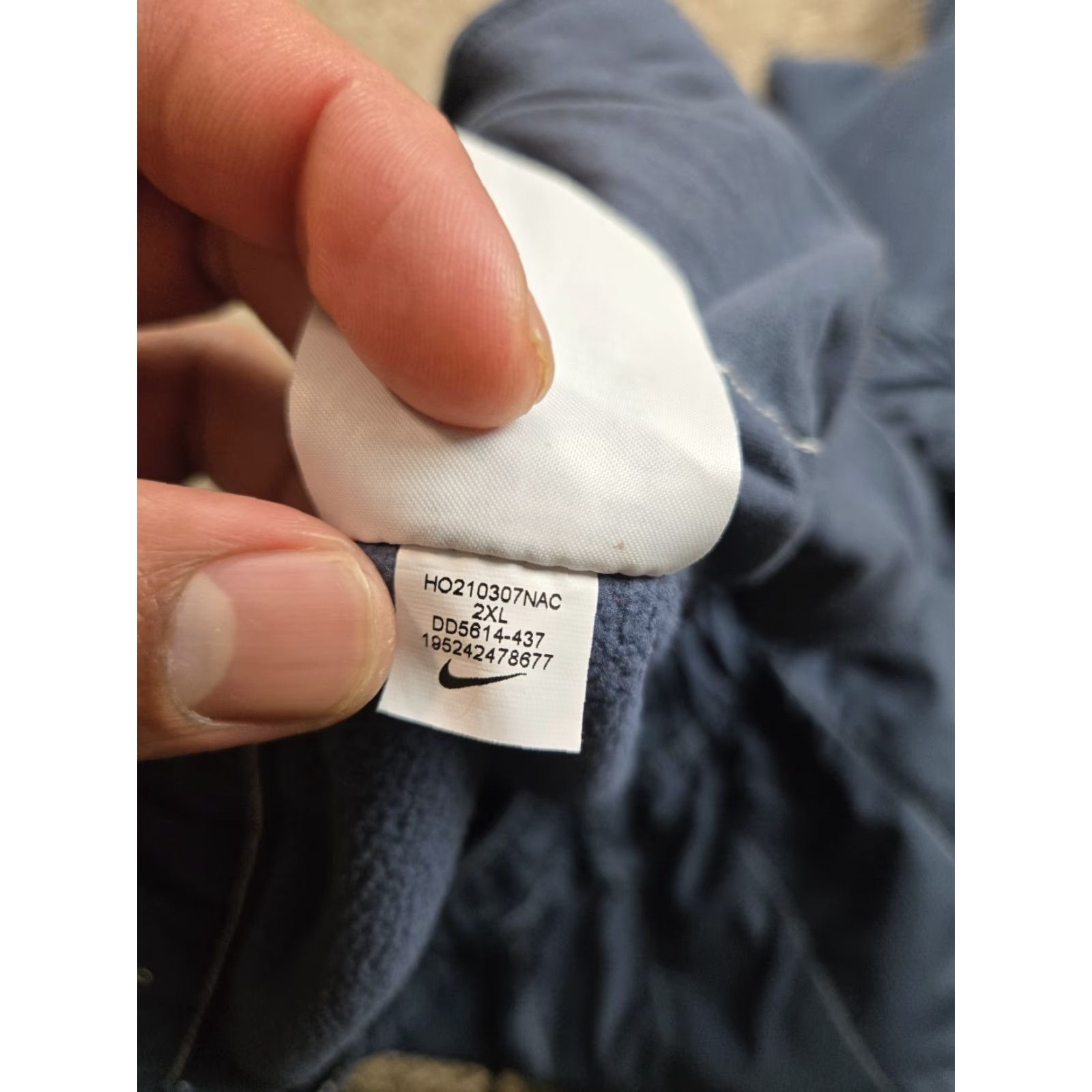 Nike Nike NSW Curve Plush Pants Womens 2XL Blue Fleece Relaxed Fit DD5614-437 Size 40" / US 18 - 7 Thumbnail