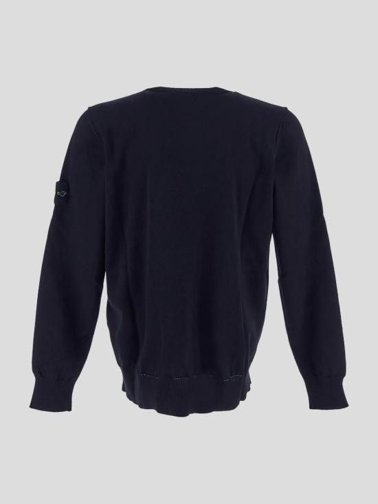 Stone Island STONE ISLAND Men Sweater 5100053 S00B2V0020 Blue Size US XL / EU 56 / 4 - 1 Thumbnail