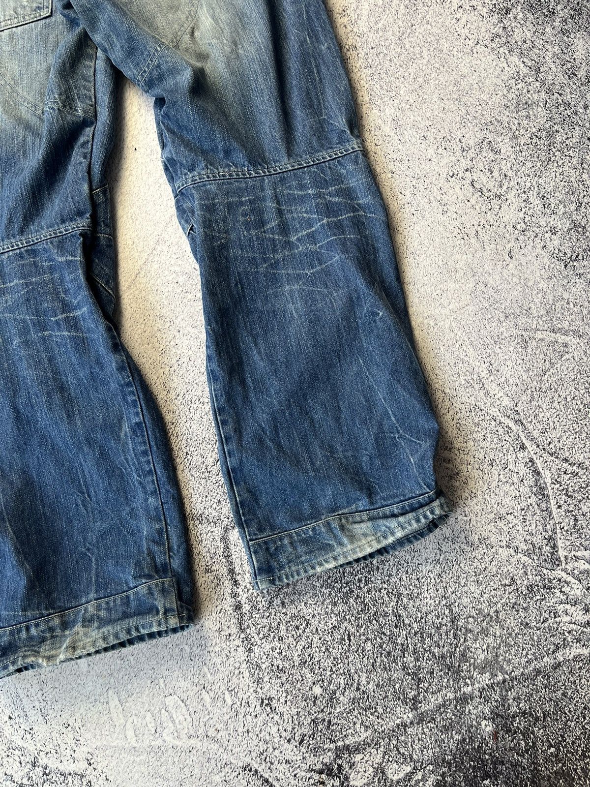 G-Star Vintage G Star Raw Cargo Denim Pants Avant Garde Baggy Size US 34 / EU 50 - 17 Thumbnail