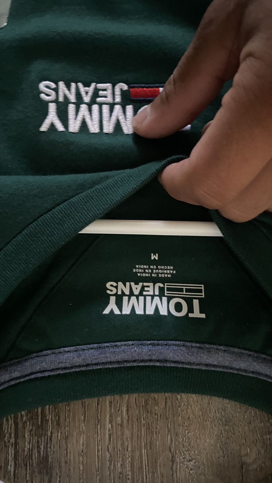 Tommy Hilfiger Og Green Tommy Hilfiger Tee Size US M / EU 48-50 / 2 - 2 Thumbnail