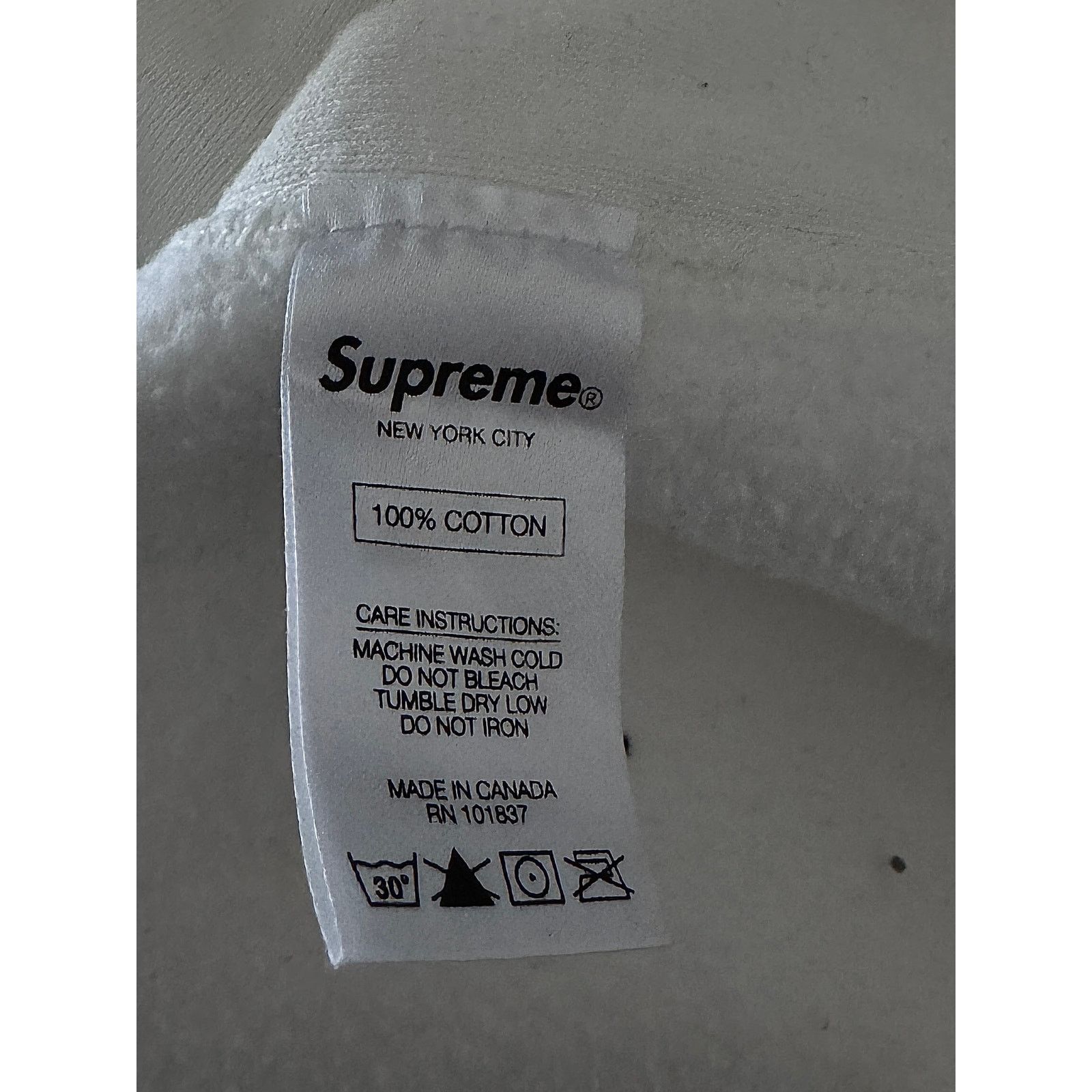 Supreme Supreme Rose White Hoodie FW16 Size US L / EU 52-54 / 3 - 6 Thumbnail