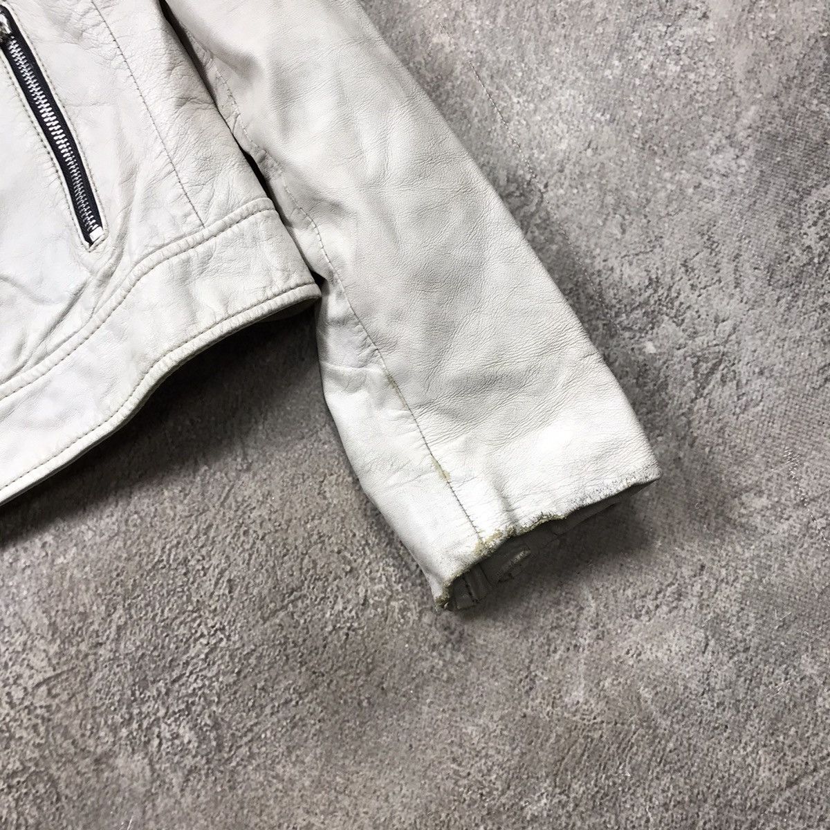 Genuine Leather VINTAGE Y2K LEATHER JACKET JAPAN CASUAL STREETWEAR 90s Size M / US 6-8 / IT 42-44 - 4 Thumbnail