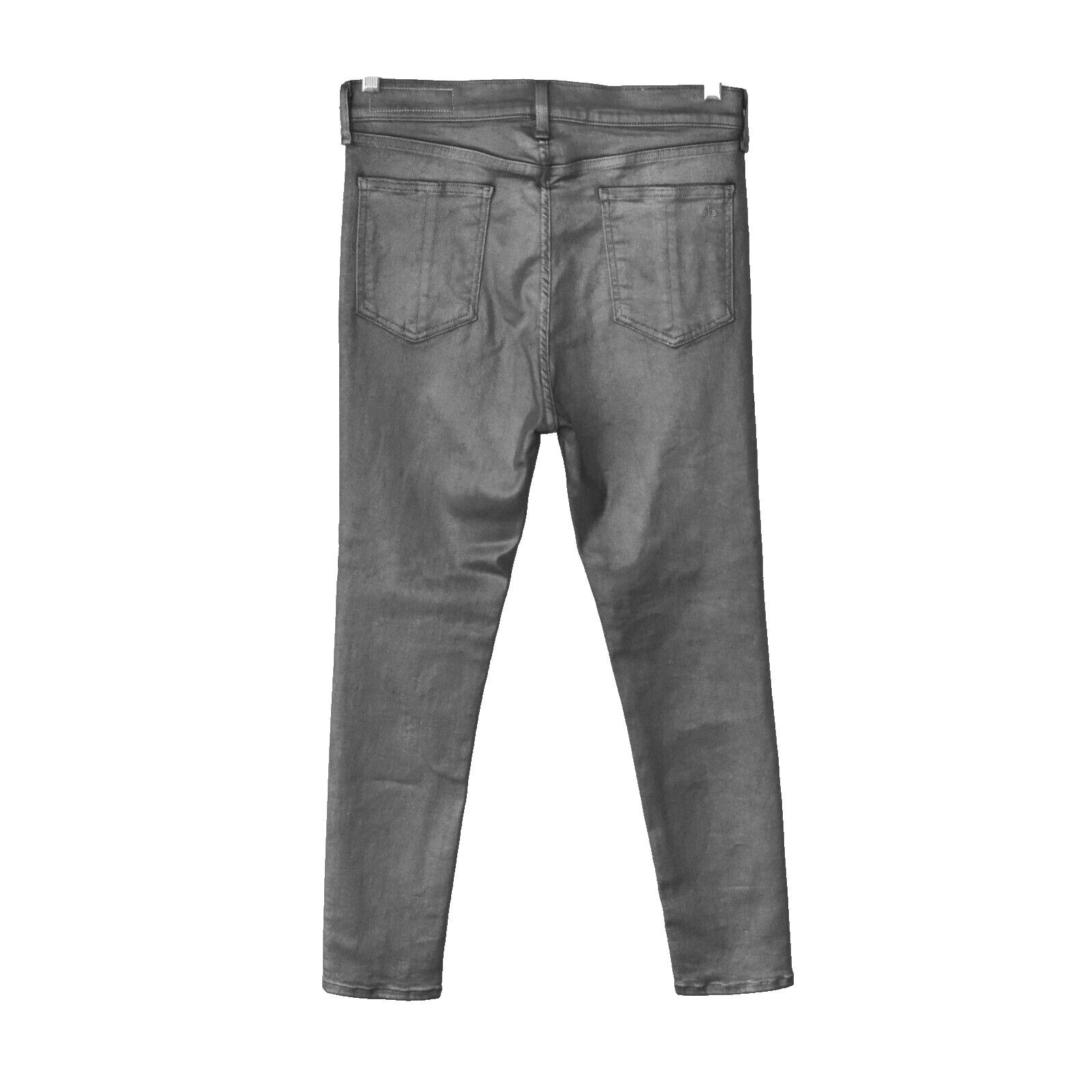 Rag & Bone RAG & BONE Stretch Gun Metal High Rise Skinny Jeans 32 $250 Size 32" / US 10 / IT 46 - 3 Thumbnail