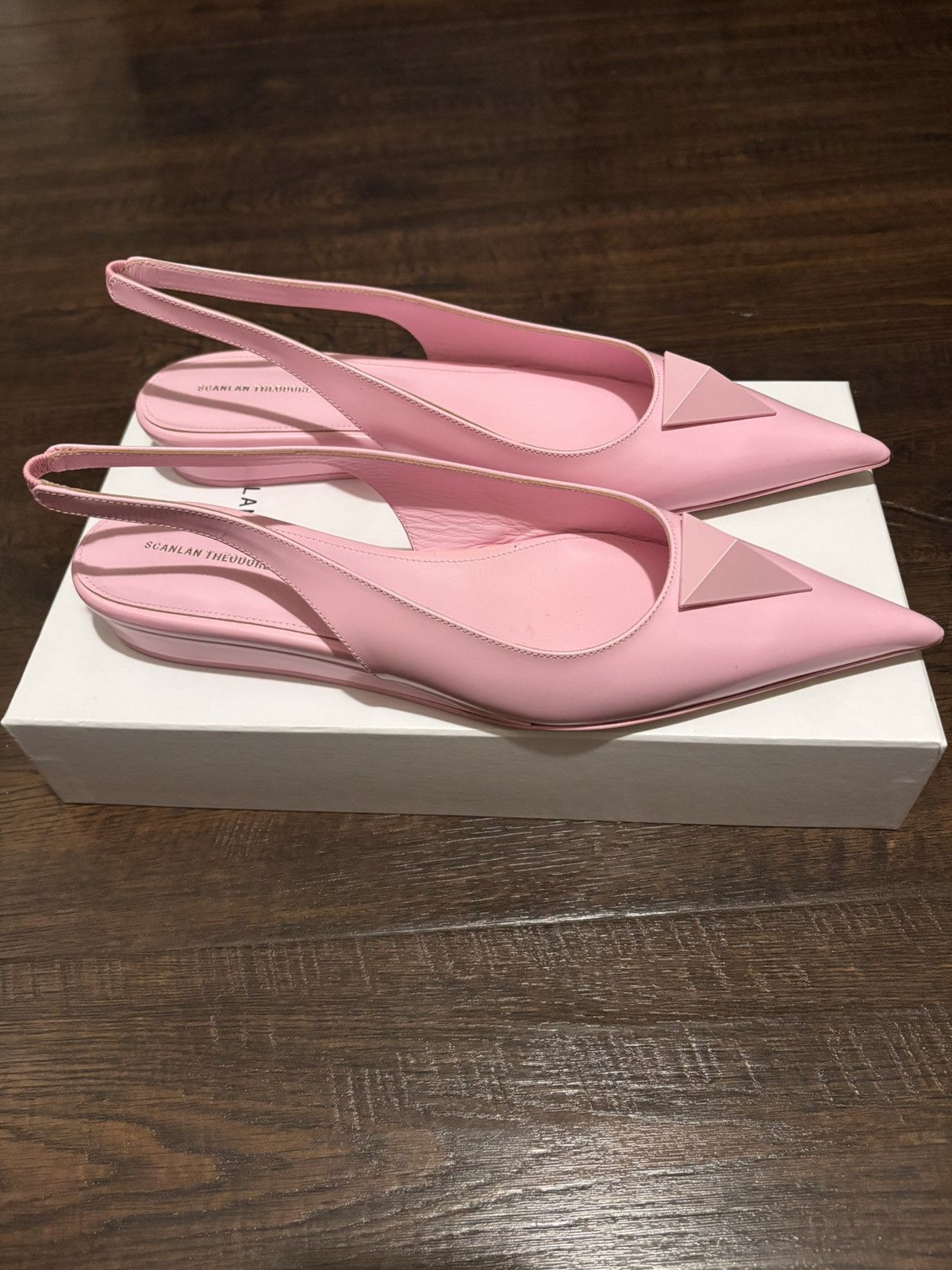Scanlan Theodore Scanlan Theodore Triangle Trim Slingback flats Size US 9.5 / IT 39.5 - 3 Thumbnail