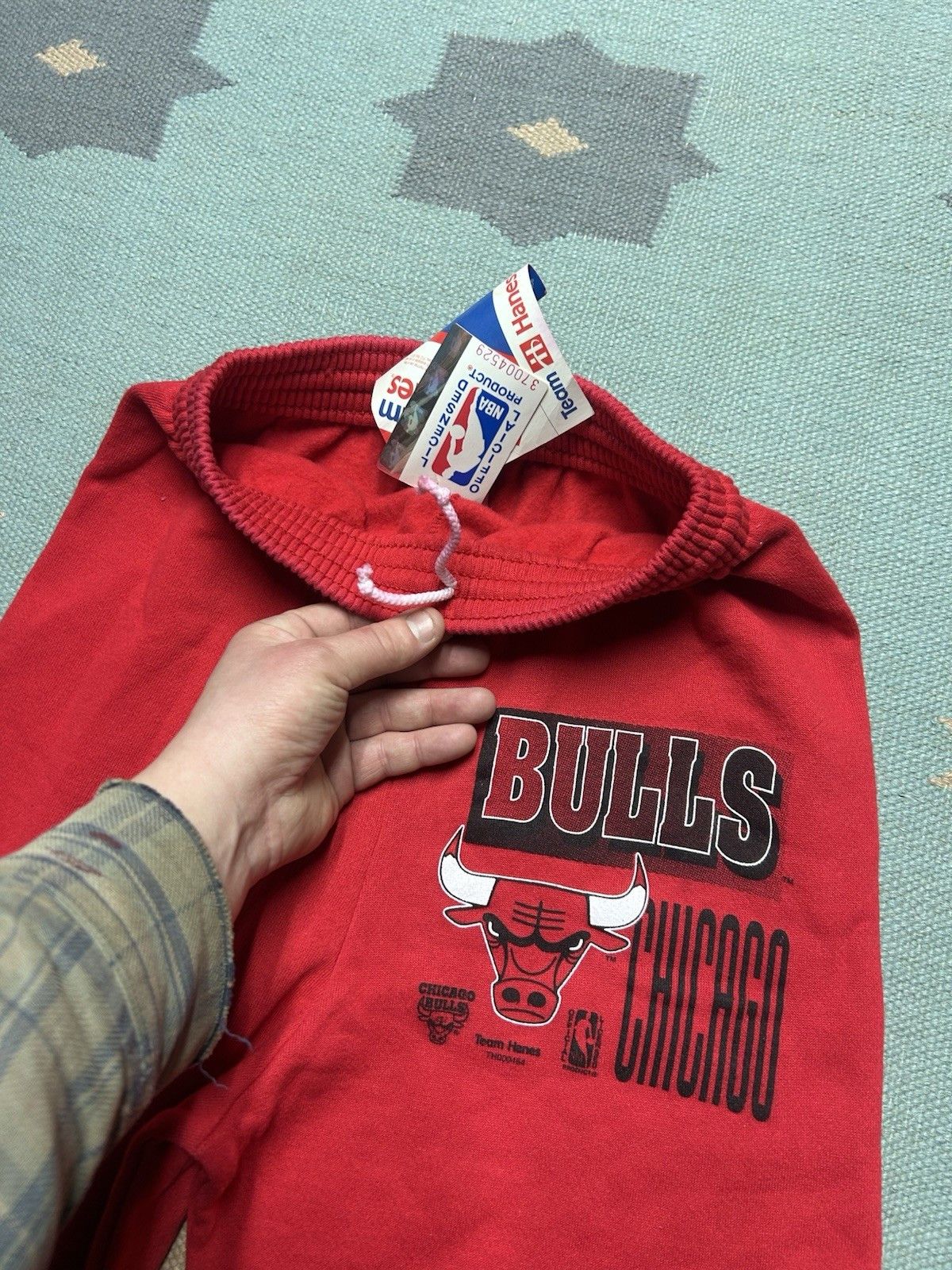 Vintage 90s Chicago bulls sweat suit crewnec sweatshirt sweatpants M Size US M / EU 48-50 / 2 - 8 Thumbnail