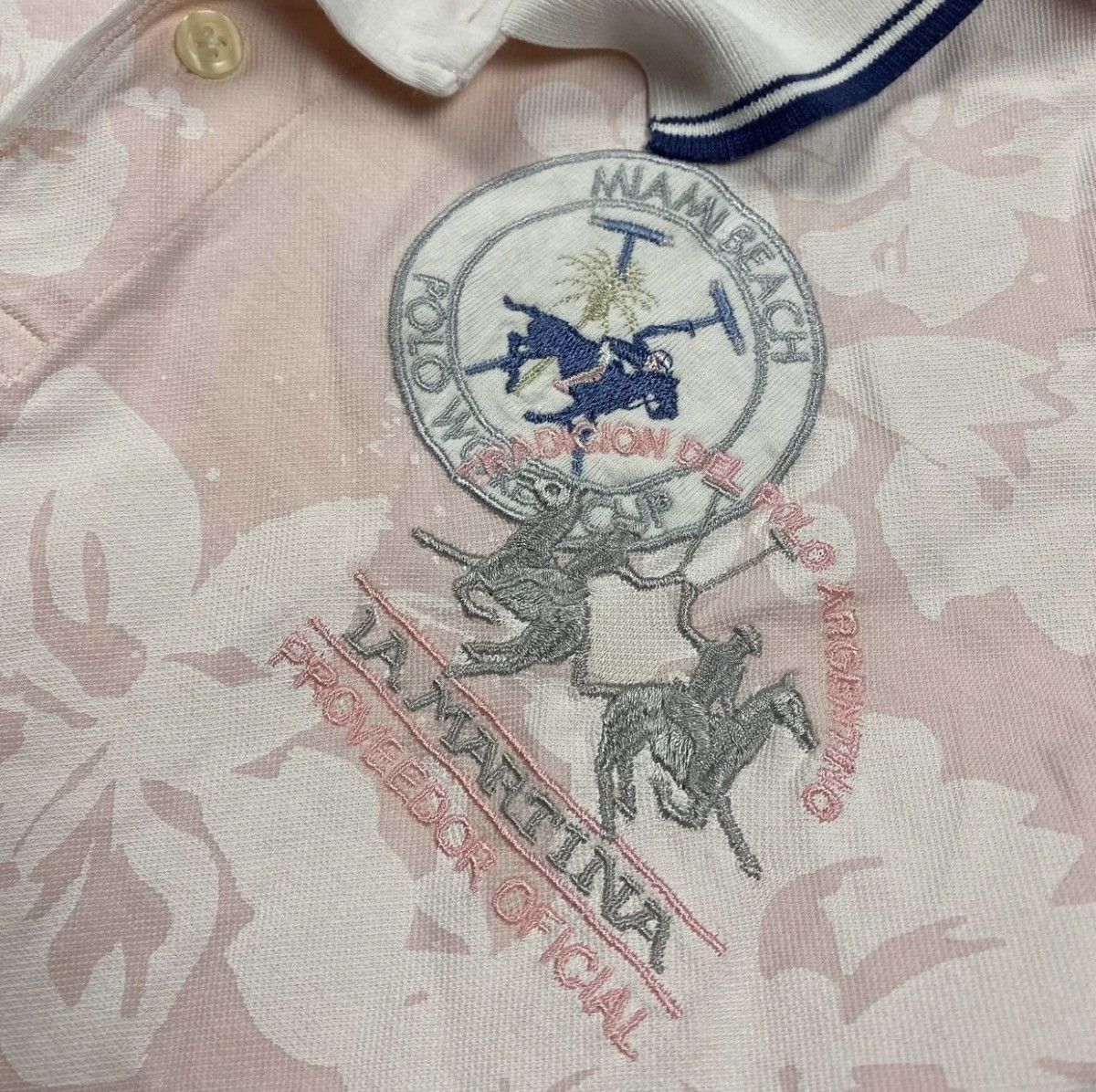 La Martina LA MARTINA PINK POLO T-SHIRT Size US XXL / EU 58 / 5 - 3 Thumbnail