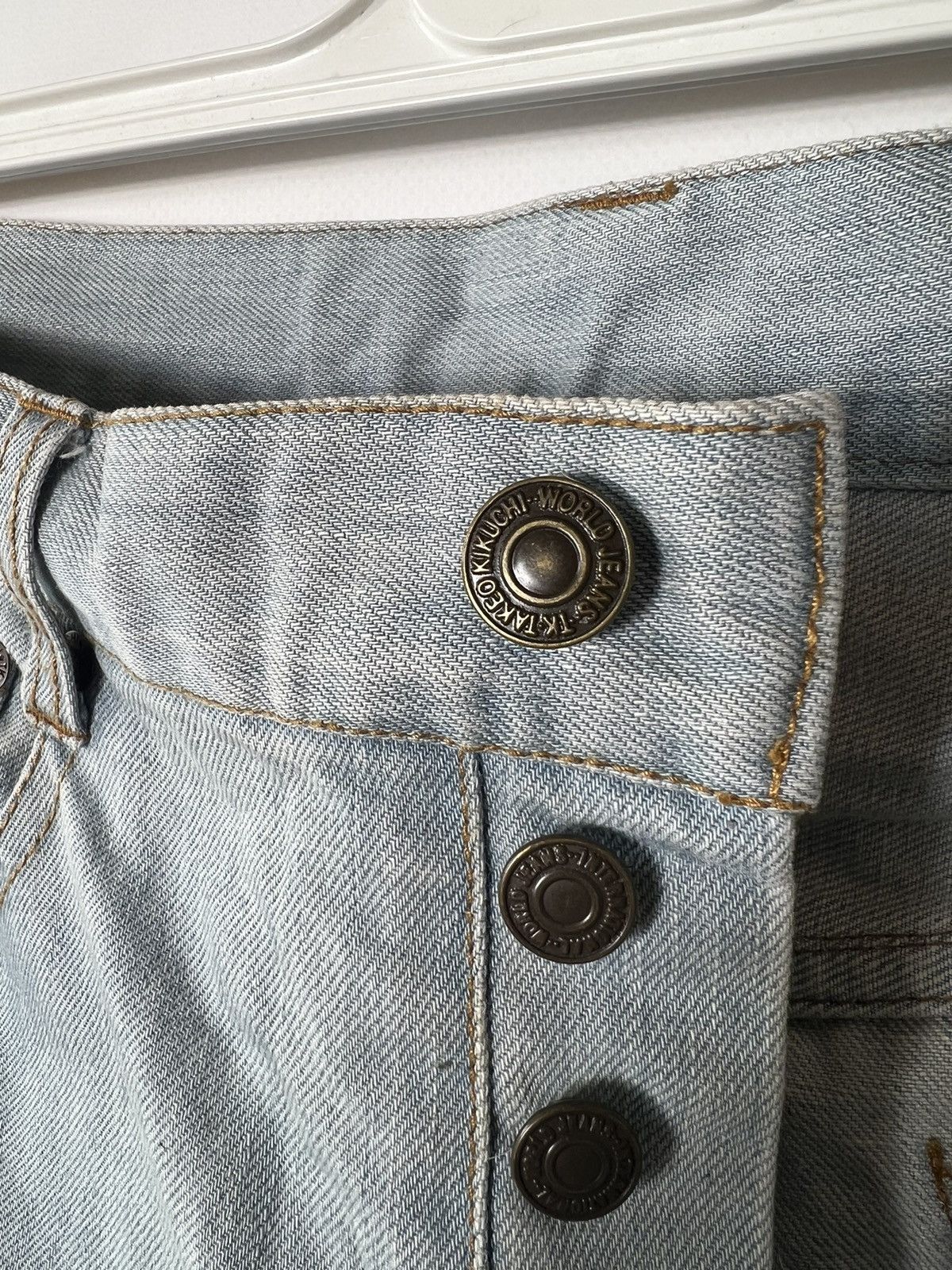 Takeo Kikuchi Takeo Kikuchi Sky Blue Denim Jeans Size US 30 / EU 46 - 6 Thumbnail