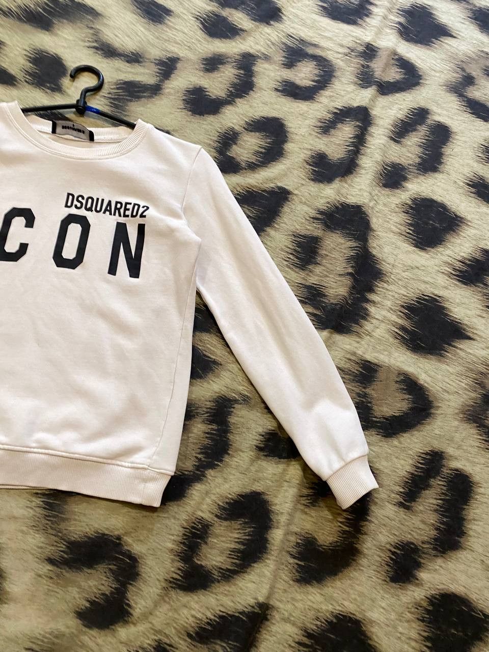 Dsquared2 Y2K DSQUARED2 Vintage ICON white big logo Sweaters Size US S / EU 44-46 / 1 - 7 Thumbnail