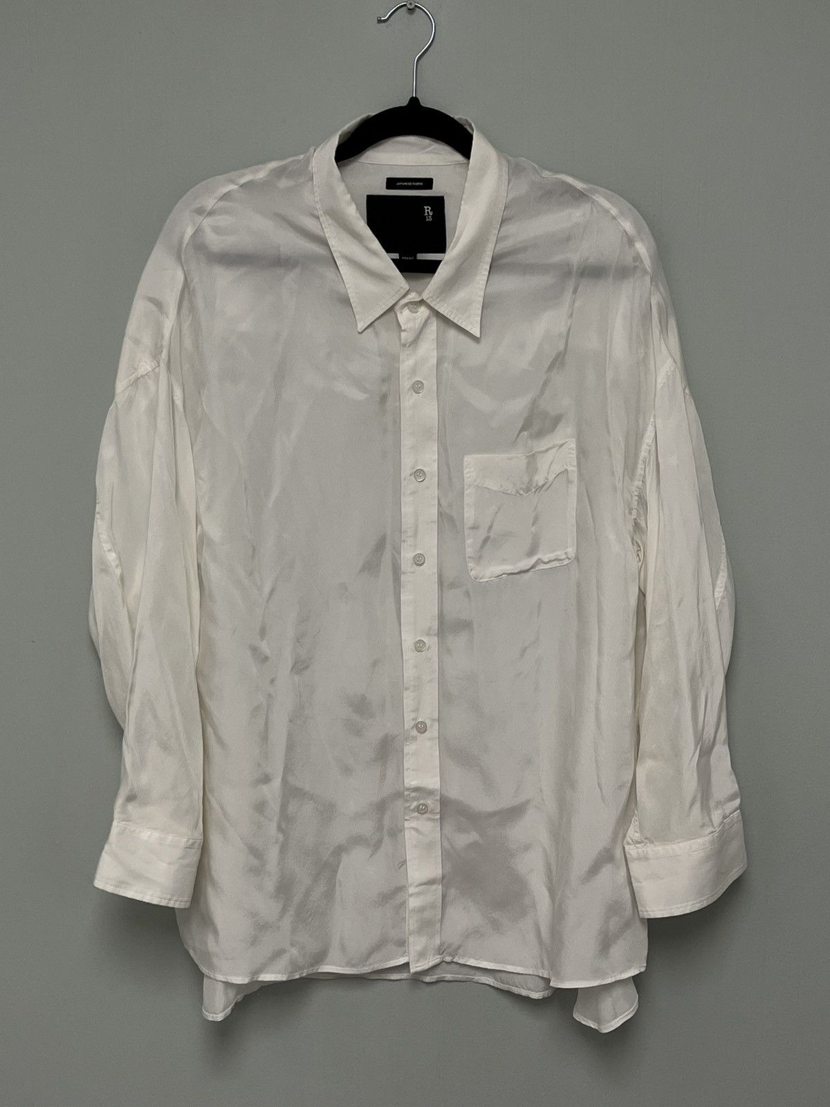R13 Drop neck workshirt. Size XS Size US XS / EU 42 / 0 - 2 Thumbnail