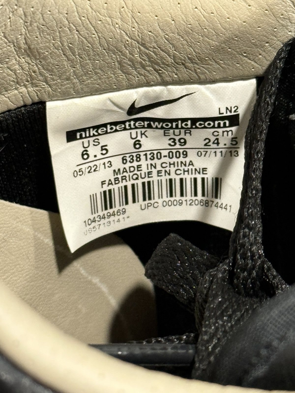 Fragment Design × Nike Nike Fragment Design Lunar Force 1 Prm Low Croc M 6.5 w/ Box Size US 6.5 / EU 39-40 - 6 Thumbnail