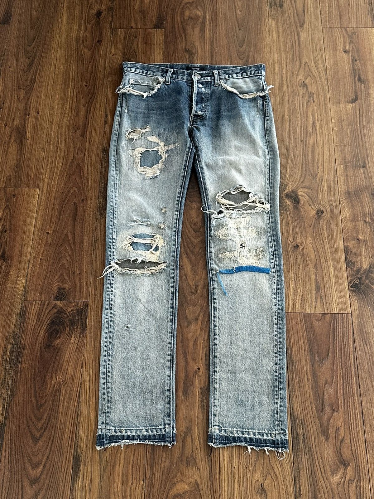 Undercover SS10 Undercover 68 Blue Yarns Size US 30 / EU 46 - 1 Thumbnail