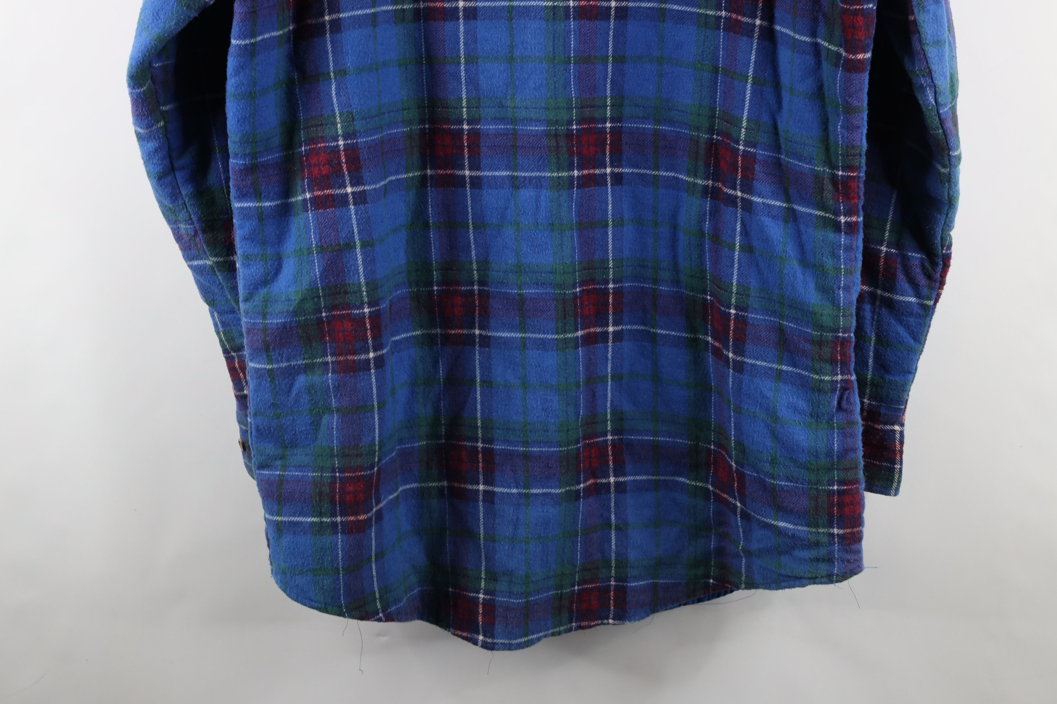 Vintage Vintage 90s Streetwear Quilted Flannel Shirt Jacket Shacket Size US L / EU 52-54 / 3 - 10 Thumbnail