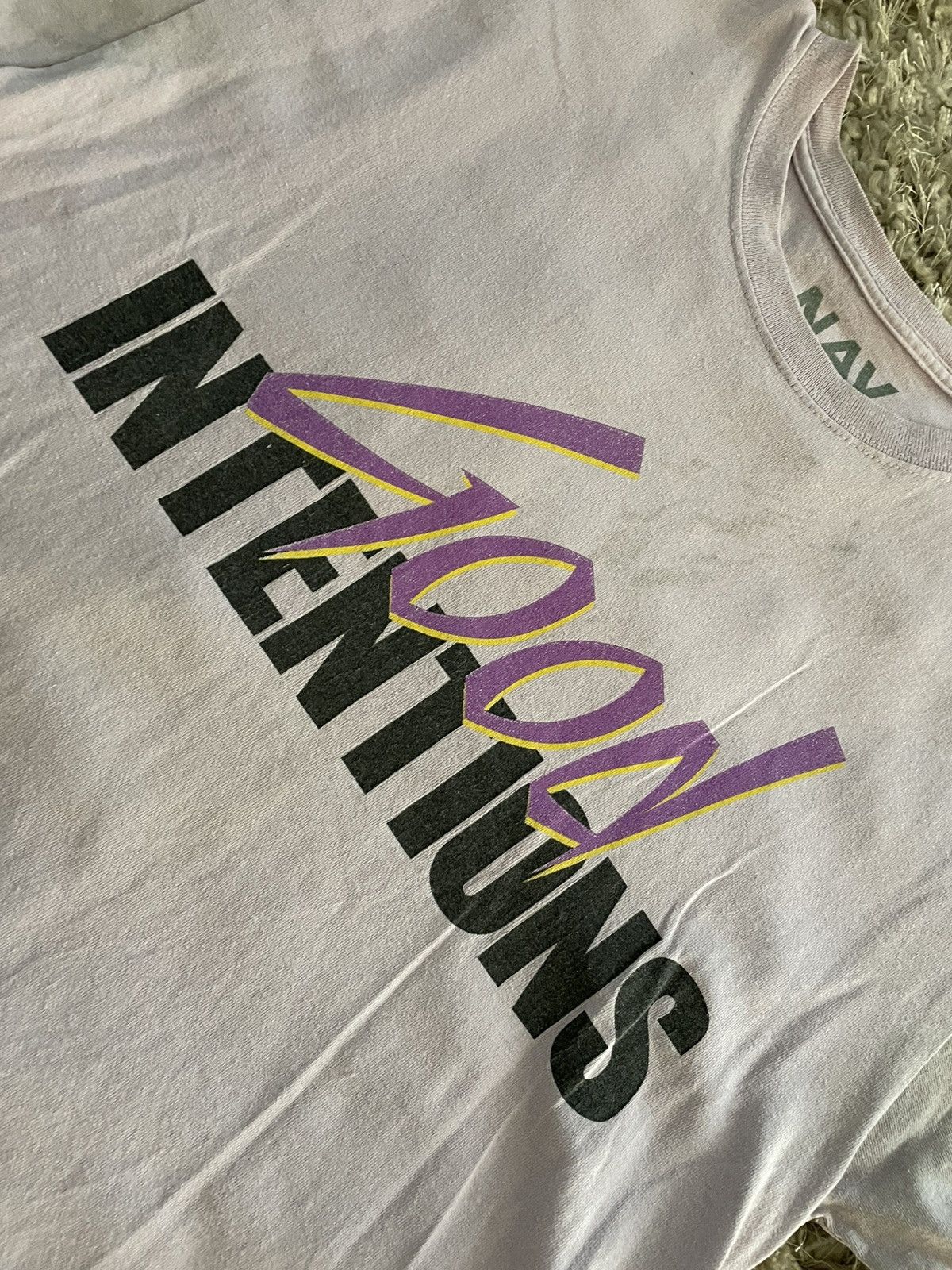 Vlone Nav x Vlone Good Intentions Tee Size US L / EU 52-54 / 3 - 5 Thumbnail
