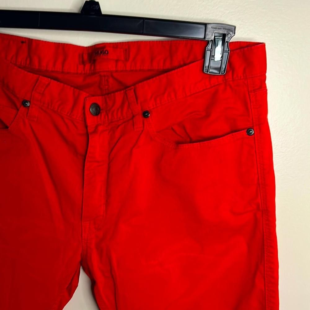 Hugo Slim Fit 5pkt - HUGO - Vibrant Red - 34/28 -98% Ctn 2% el Size US 34 / EU 50 - 2 Thumbnail