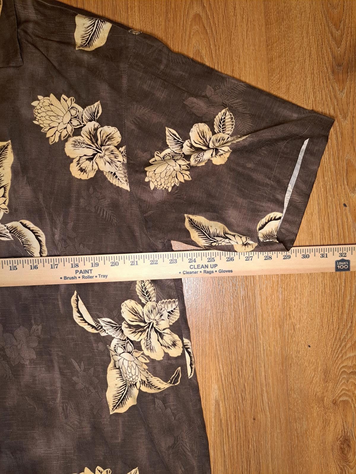 Tommy Bahama Tommy Bahama Button Up Shirt Mens XL Brown Silk Hawaiian Size US XL / EU 56 / 4 - 9 Thumbnail