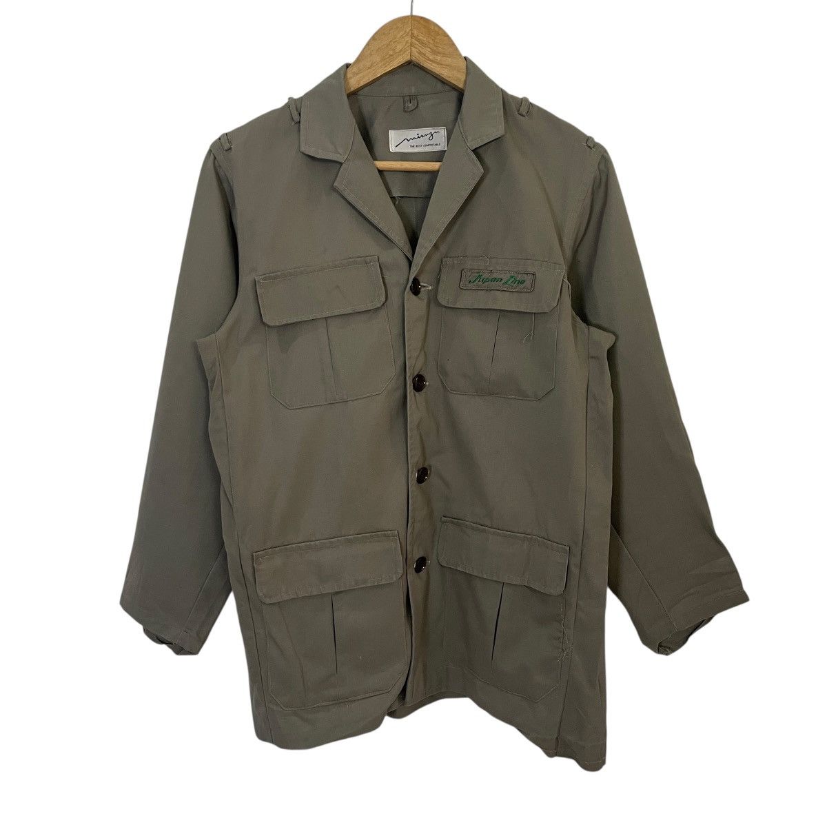 Japanese Brand Vintage Japan Lino Workers Jacket Size US S / EU 44-46 / 1 - 1 Thumbnail