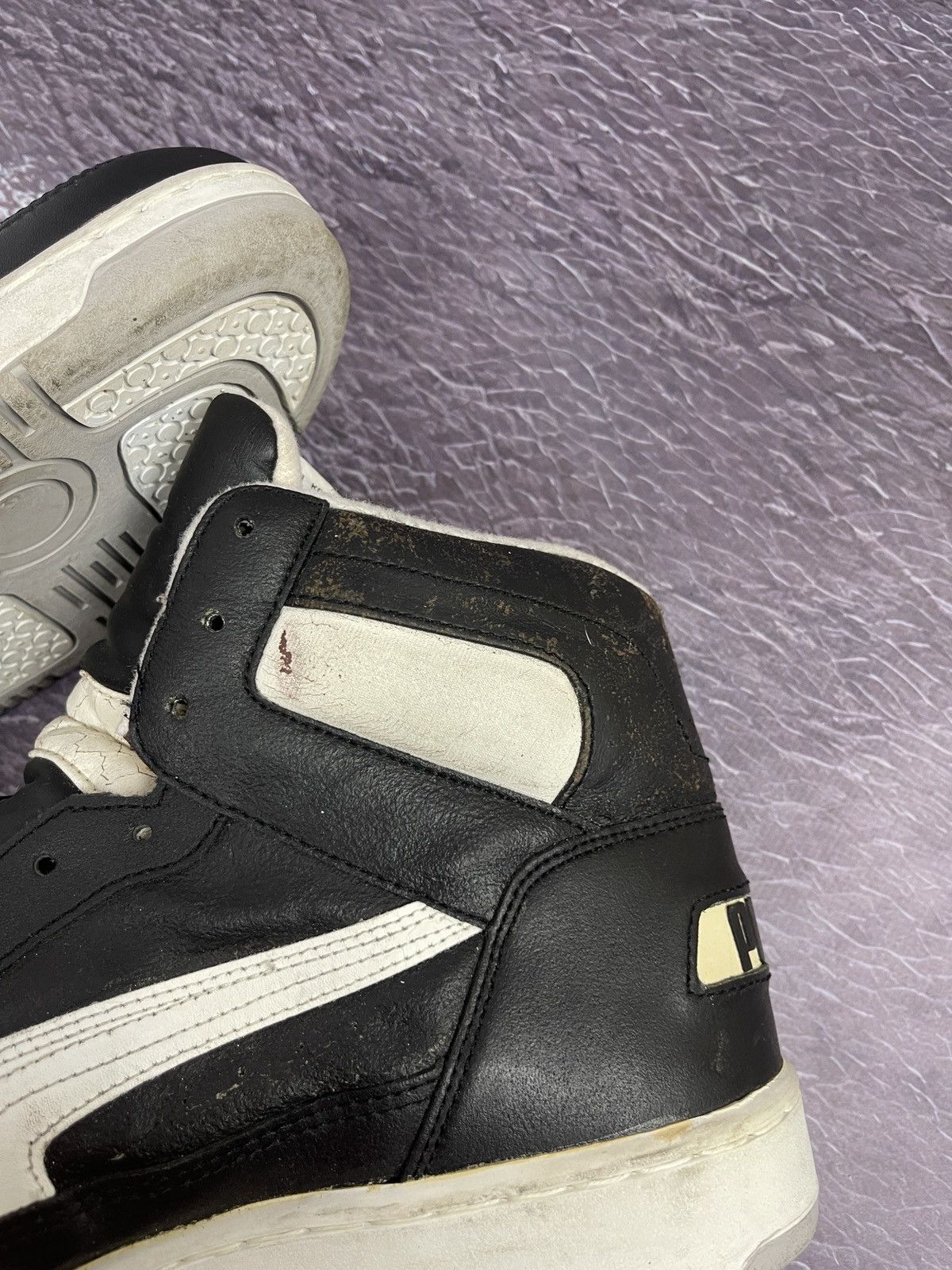 Puma Puma x Ralph Sampson vintage 80s 90s rare high top sneakers Size US 11.5 / EU 44-45 - 5 Thumbnail