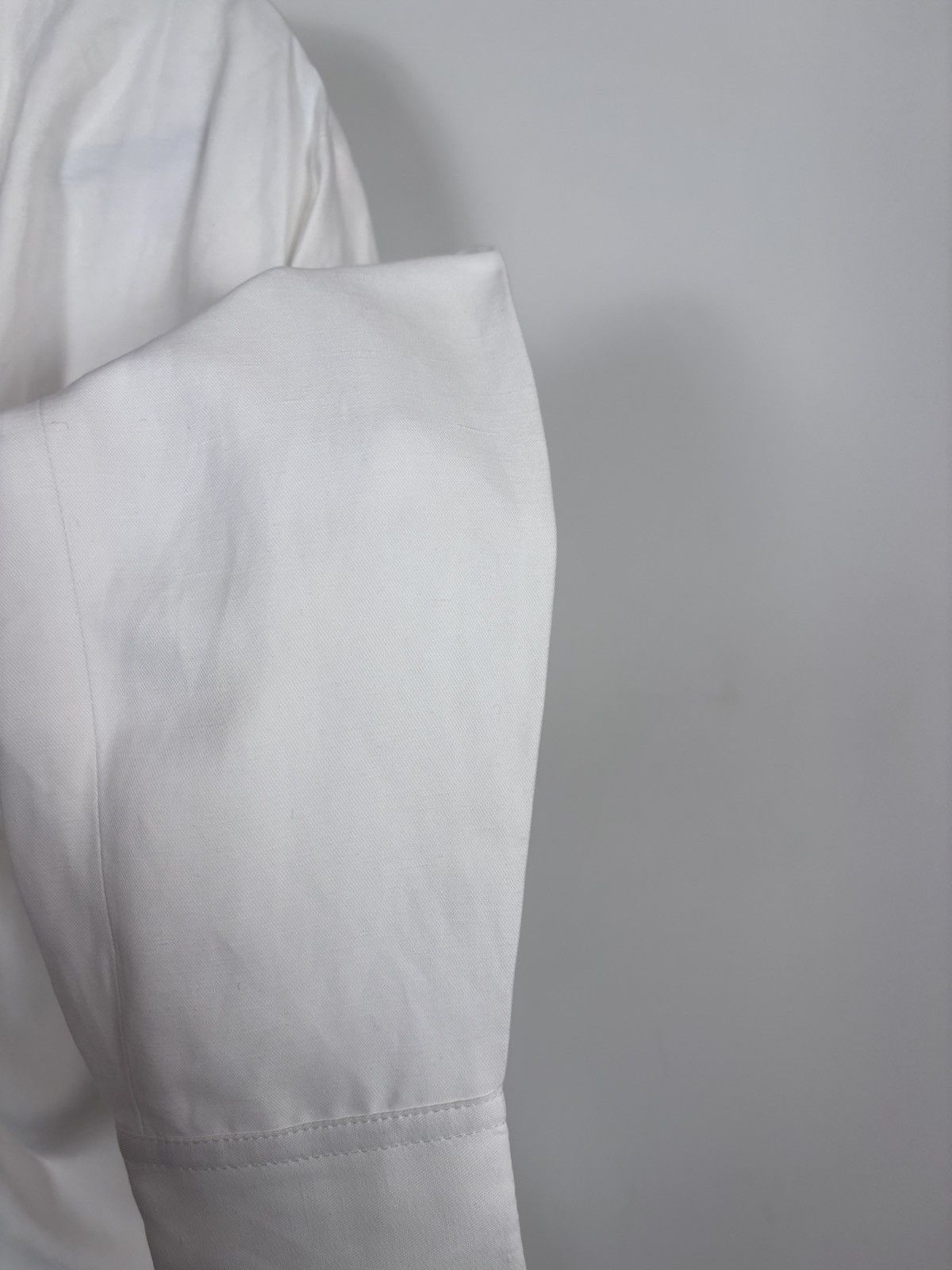 Sandro Sandro Paris NWT Ecru White Wrap Viscose Linen Mini Dress Size S / US 4 / IT 40 - 7 Thumbnail