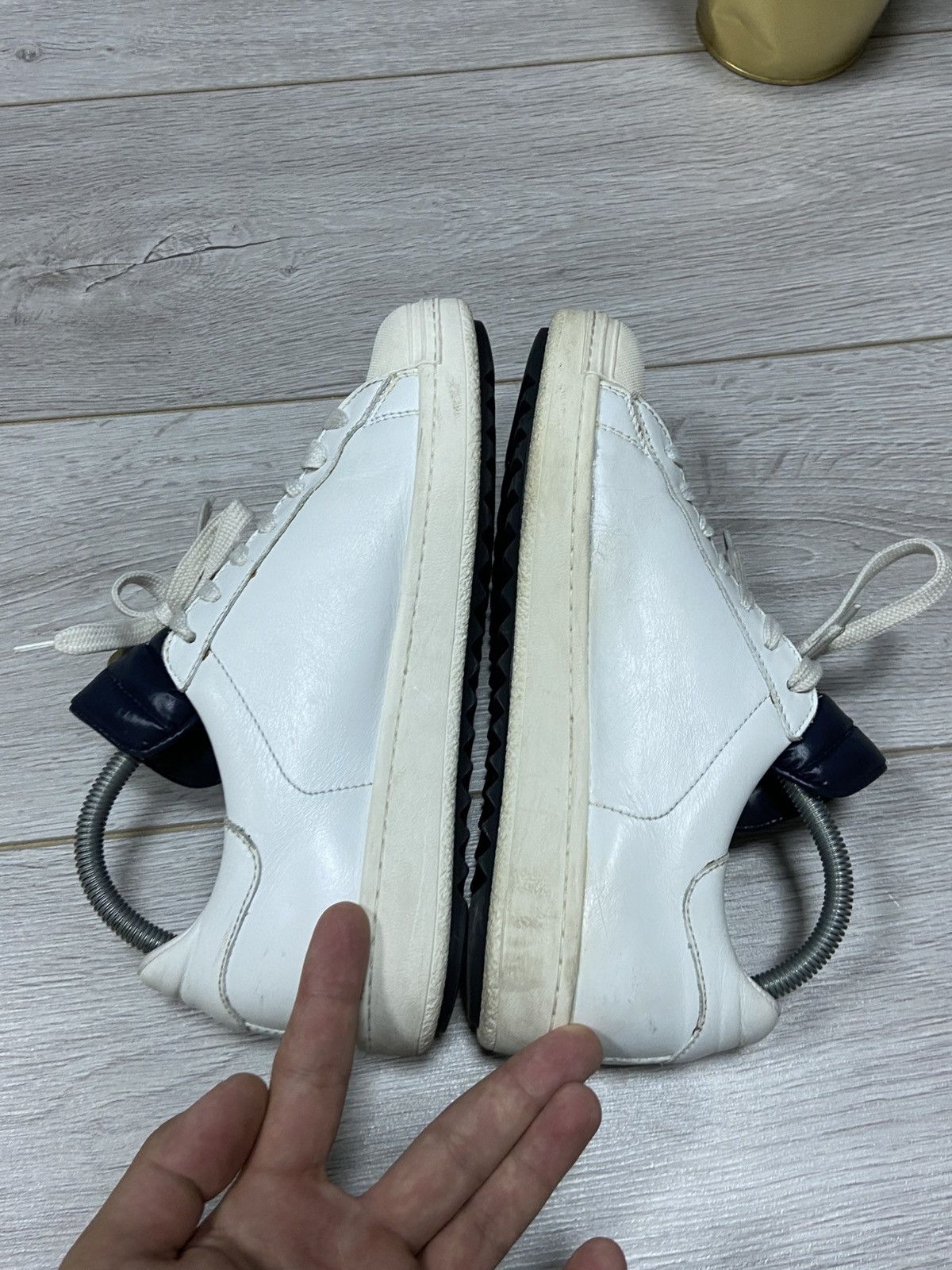 Moncler Moncler vintage Mr.Moncler leather sneakers Size US 7.5 / EU 40-41 - 12 Thumbnail