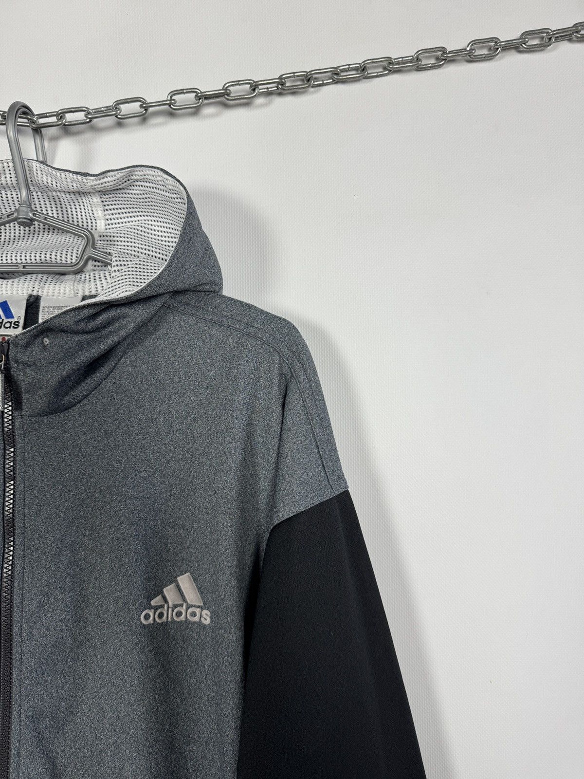 Adidas Adidas Vintage Zip Up Hooded Track Jacket Retro Logo 90s XL Size US XL / EU 56 / 4 - 3 Thumbnail