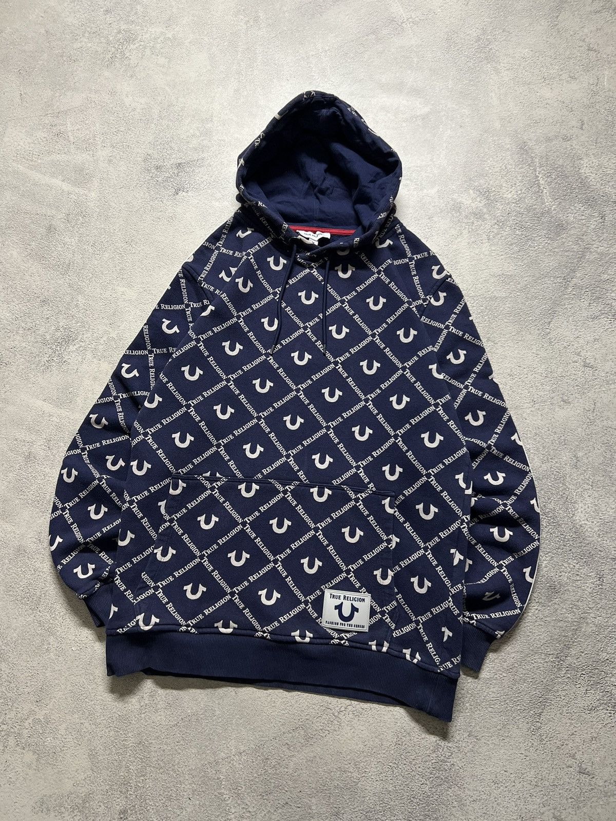 True Religion Vintage Y2K True Religion All Over Print Hoodie 00’s Size US M / EU 48-50 / 2 - 4 Thumbnail