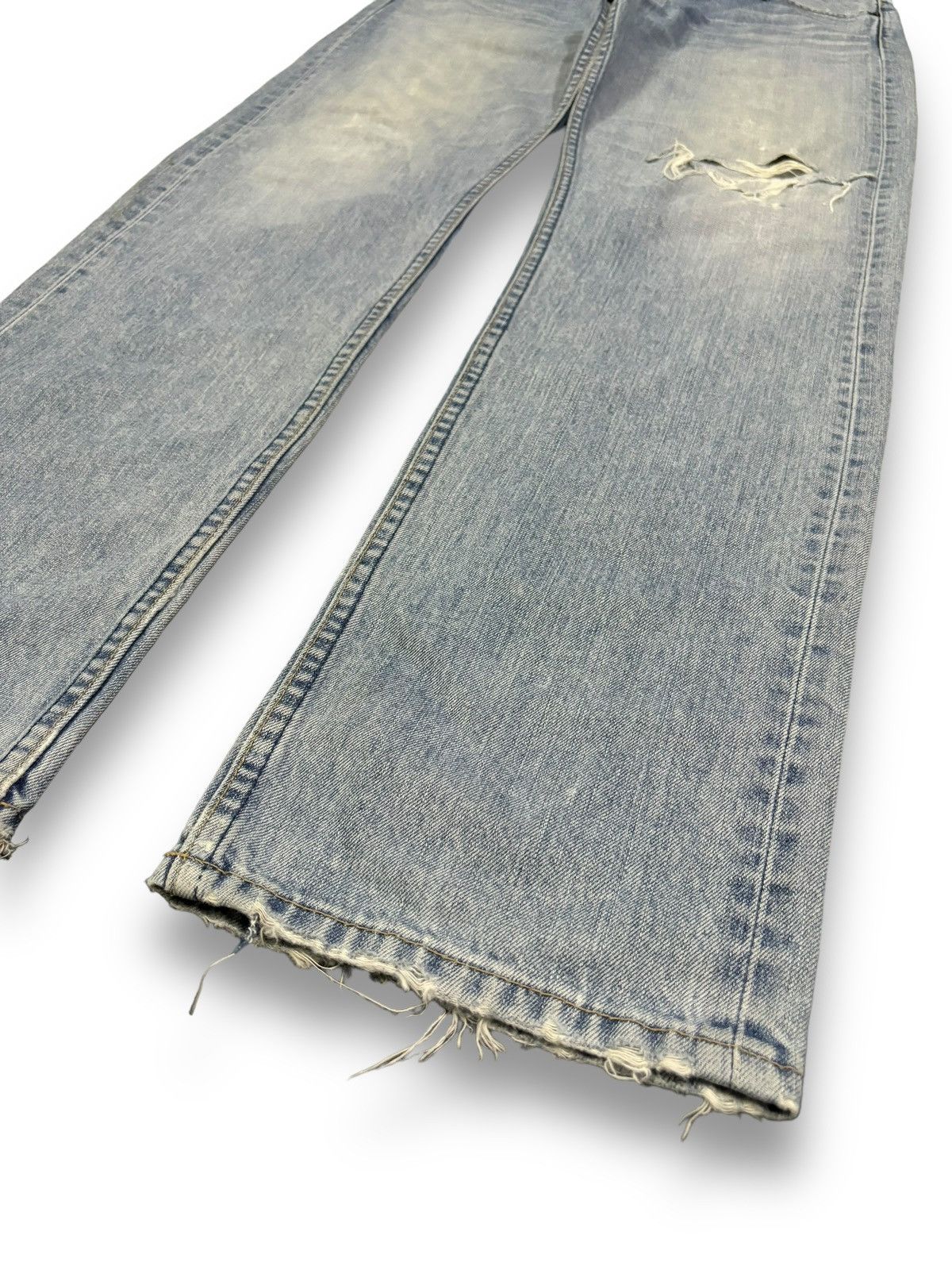 Levi's Vintage 90s Levis 505 Faded Straight Leg Distressed Jeans Size US 34 / EU 50 - 10 Thumbnail
