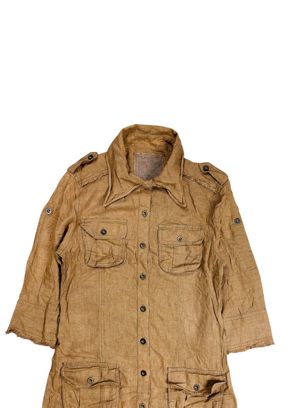 GOA 2000s GOA - Fryed Apocalyose Style Cargo Button Shirt Size US M / EU 48-50 / 2 - 4 Thumbnail