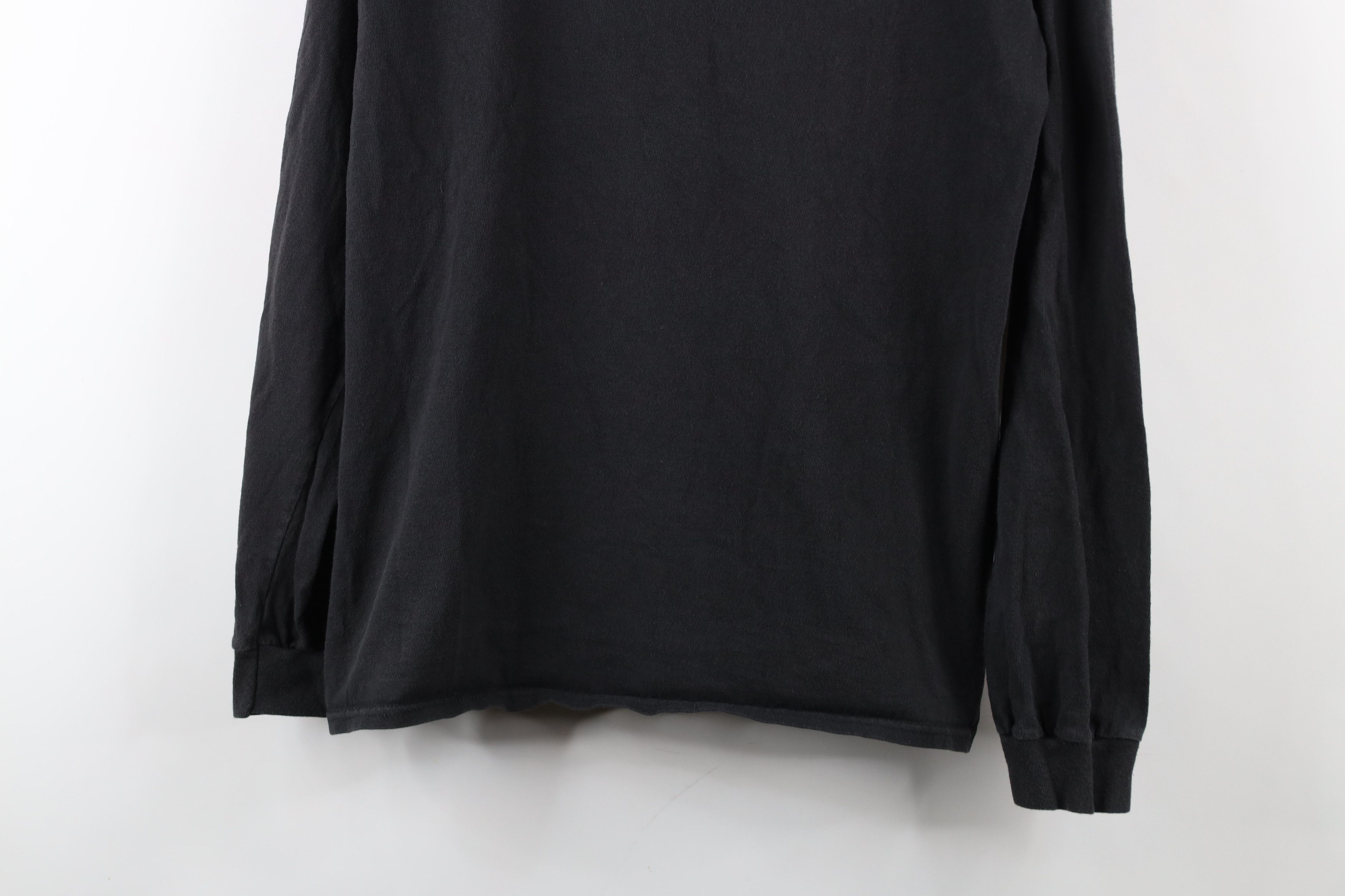 Vintage Vintage 90s Streetwear Long Sleeve T-Shirt Black Cotton Size US M / EU 48-50 / 2 - 3 Thumbnail
