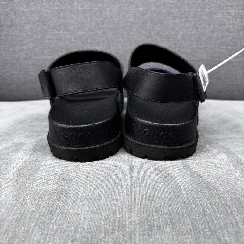Gucci Gucci Strappy Sandals in Green, Red and Black Size US 12 / EU 45 - 3 Thumbnail