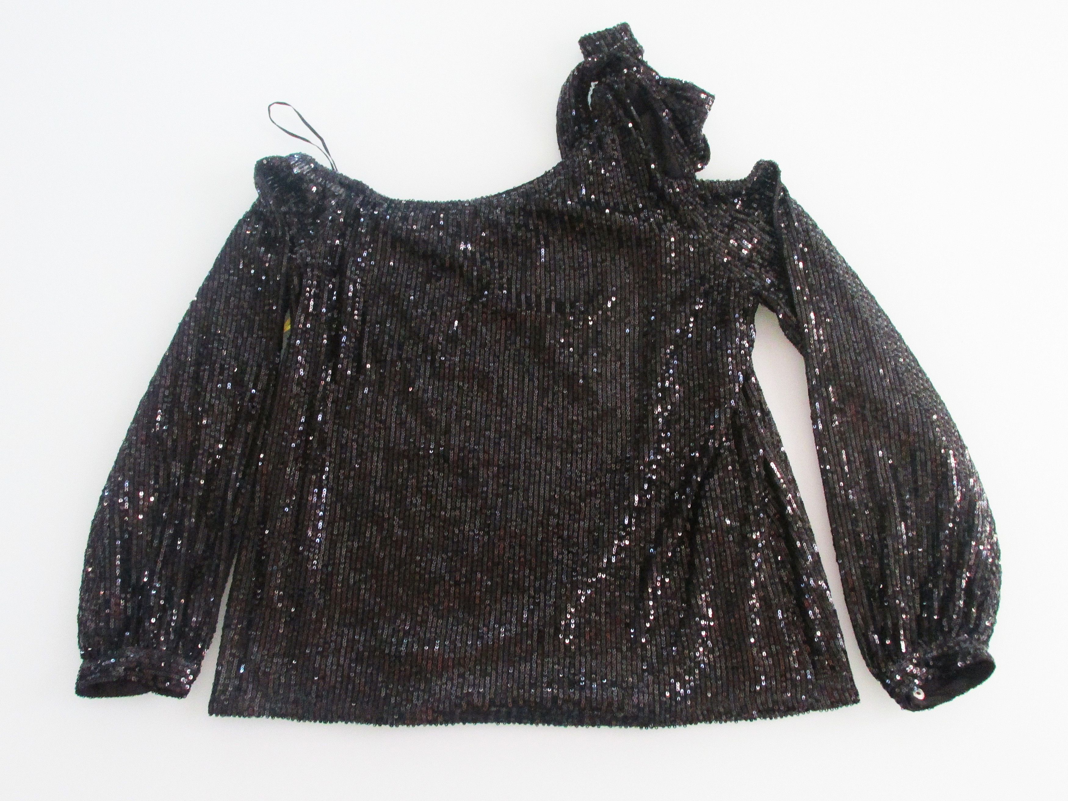 Other CeCe (NWT) Women's One Shoulder Sequined Top Size Med Size M / US 6-8 / IT 42-44 - 5 Thumbnail