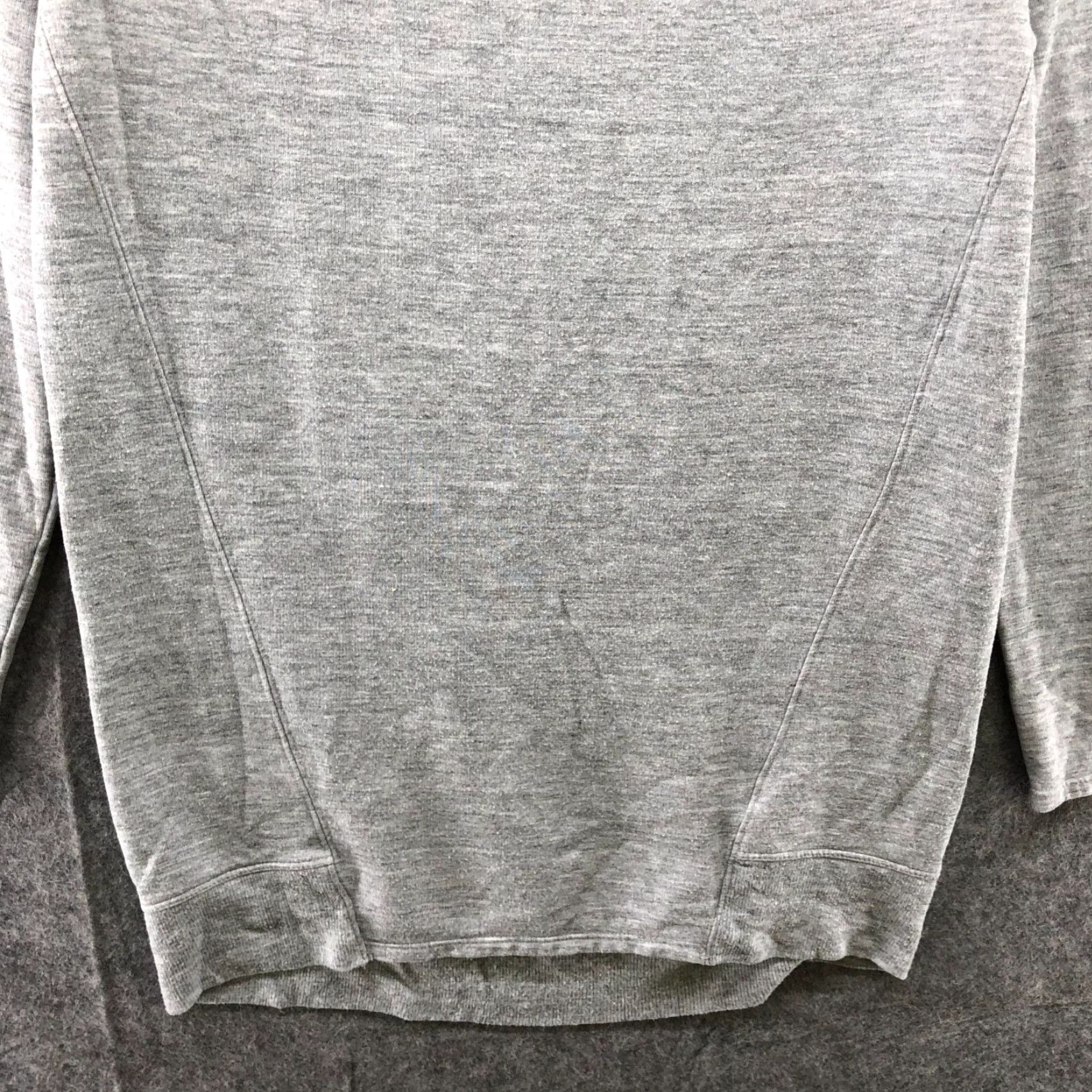 Athleta Athleta Sweatshirt Womens XXS Gray Relaxed Crewneck Longline Lightweight Size XXS / US 00 / IT 34 - 4 Thumbnail