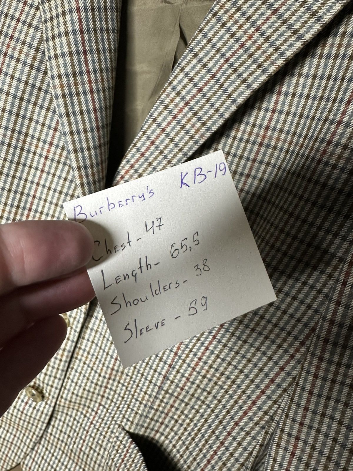 Burberry Burberrys’ Wool Blazer Jacket Vintage Check Women’s 10R Size M / US 6-8 / IT 42-44 - 4 Thumbnail