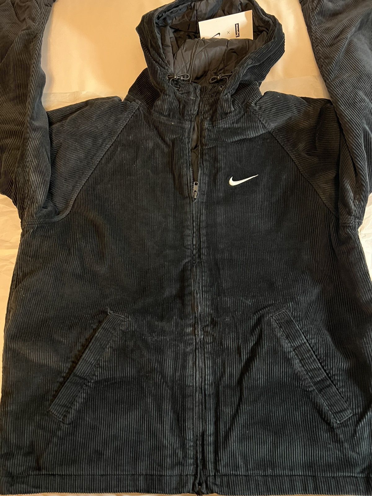 Nike × Supreme Supreme X Nike Arc corduroy hooded jacket Size US S / EU 44-46 / 1 - 3 Thumbnail