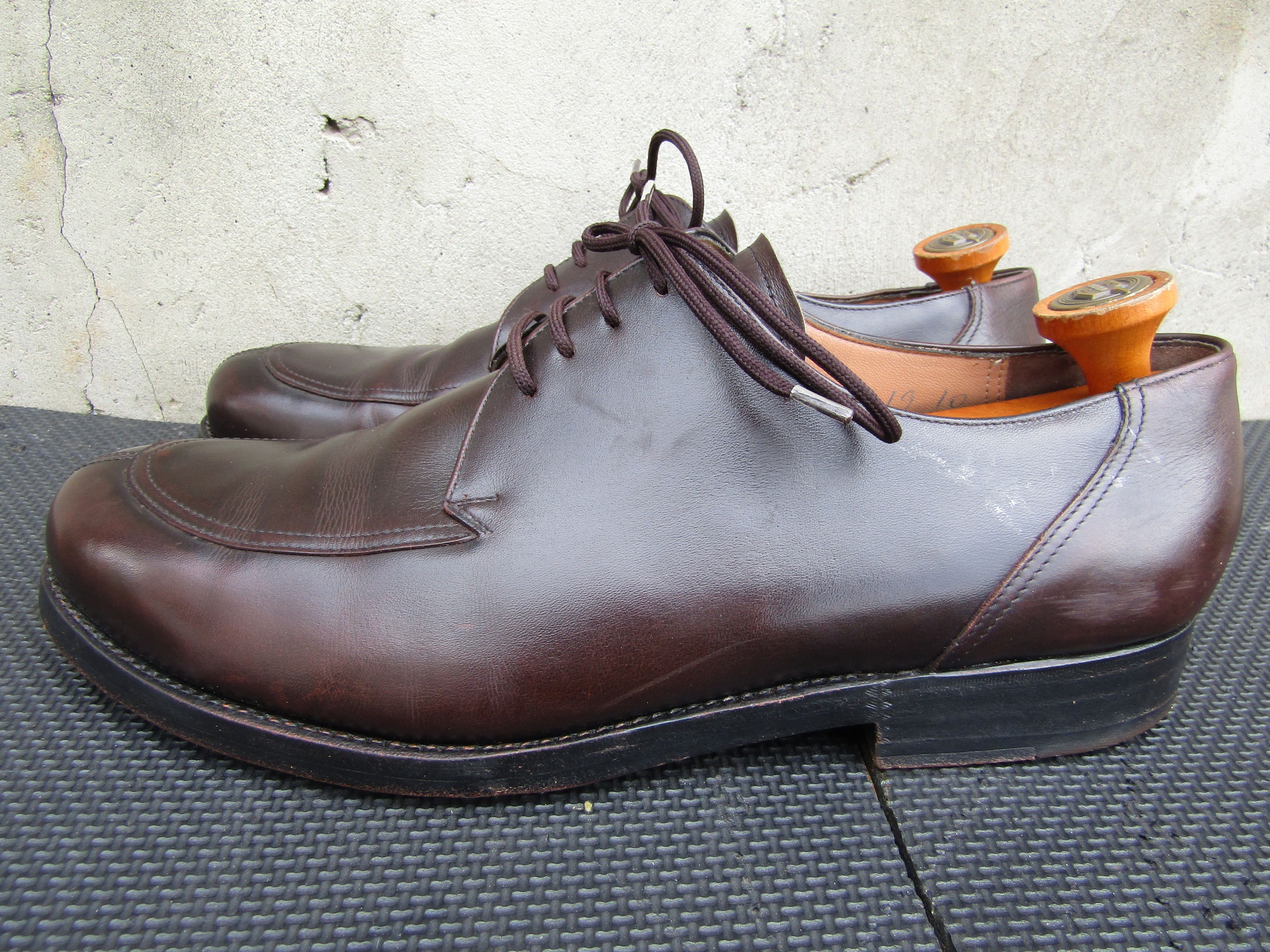 Heinrich Dinkelacker Heinrich Dinkelacker Leather Mens Brogue Dress Split Toe Size US 11 / EU 44 - 8 Thumbnail