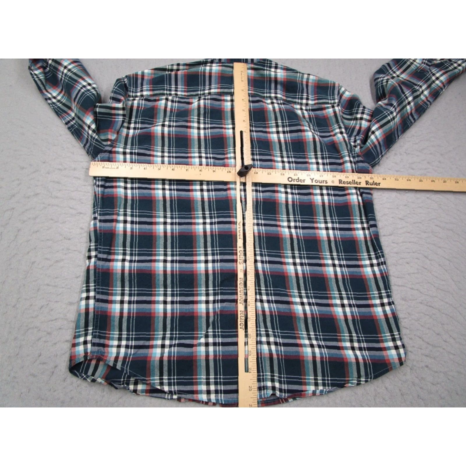 Frank & Eileen Frank & Eileen Button-Up Shirt Women Small Blue Check Twill Long Sleeve Casual Travel Size S / US 4 / IT 40 - 4 Thumbnail