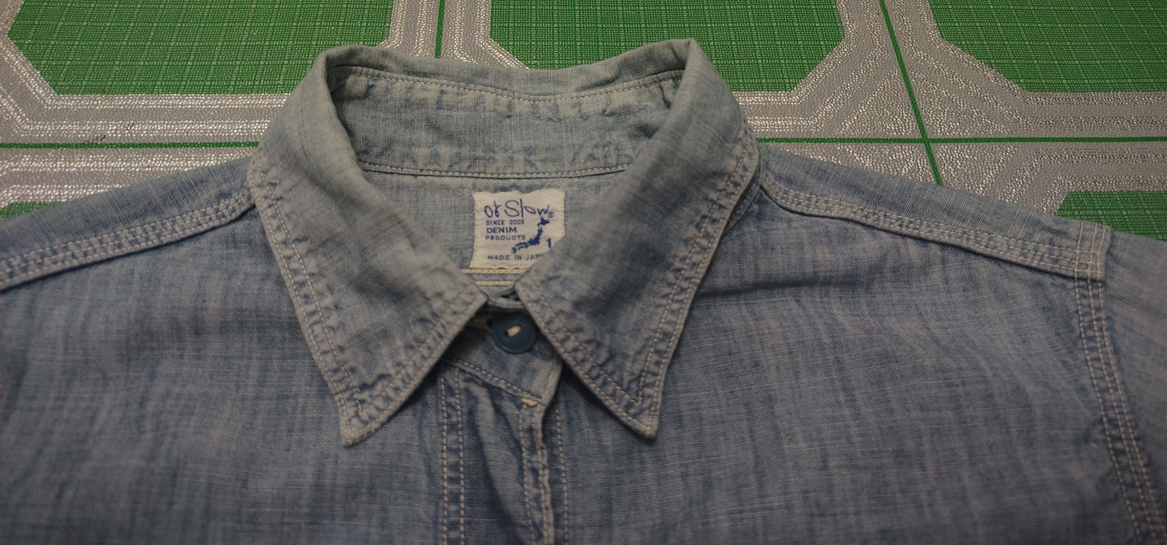 Orslow Vtg Orslow Faded Shirt Button up Size US S / EU 44-46 / 1 - 3 Thumbnail