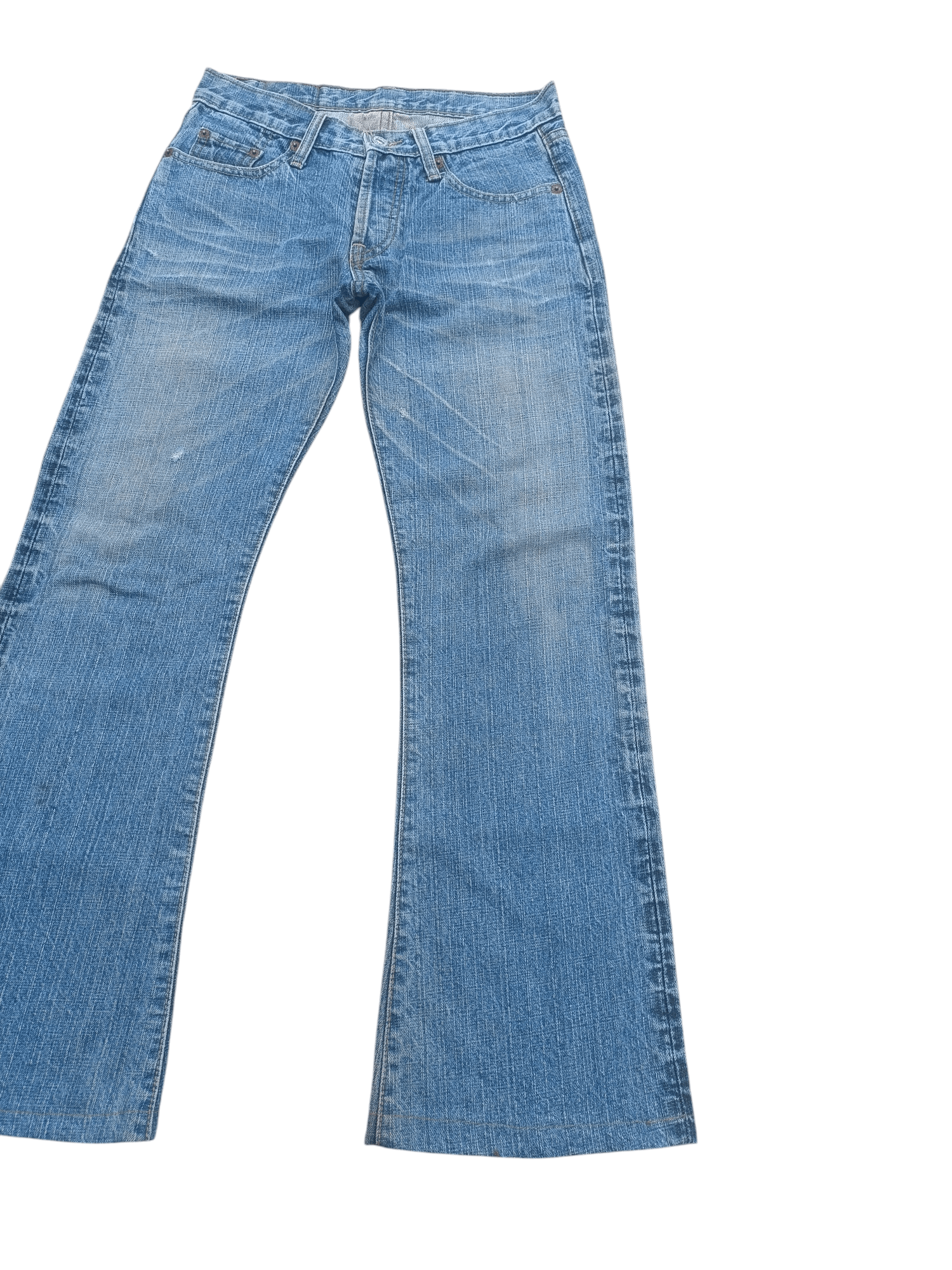 If Six Was Nine × Levi's × Vintage Vintage Levis Jeans Flare Whisker Faded Big E [E194] Size US 28 / EU 44 - 4 Thumbnail